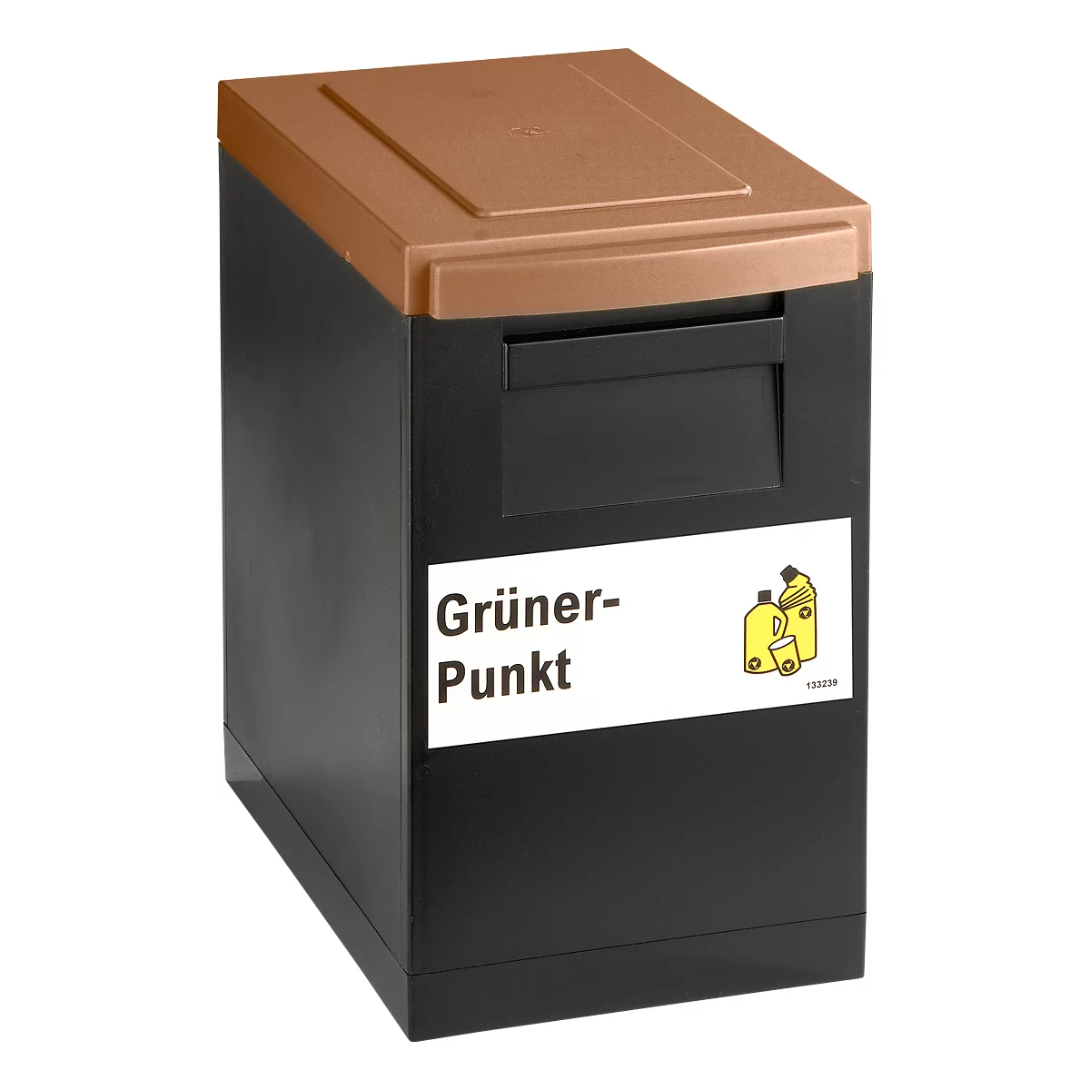 Modul-Sammelbox WSB schwarz, Deckel braun