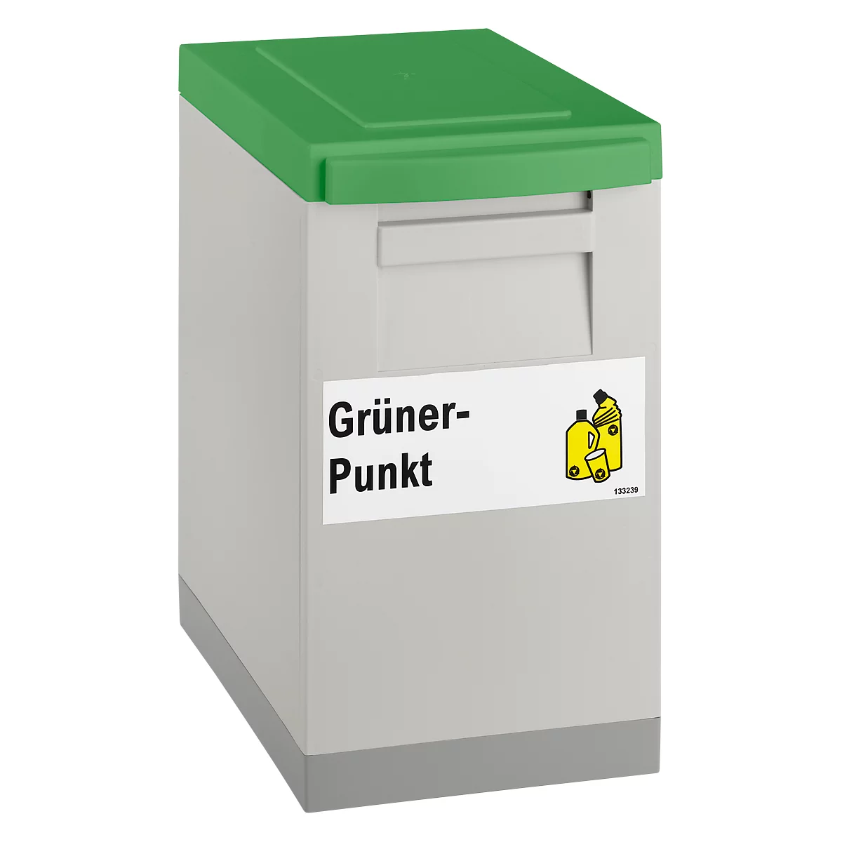 Module-verzamelbox WSB grijs, deksel groen