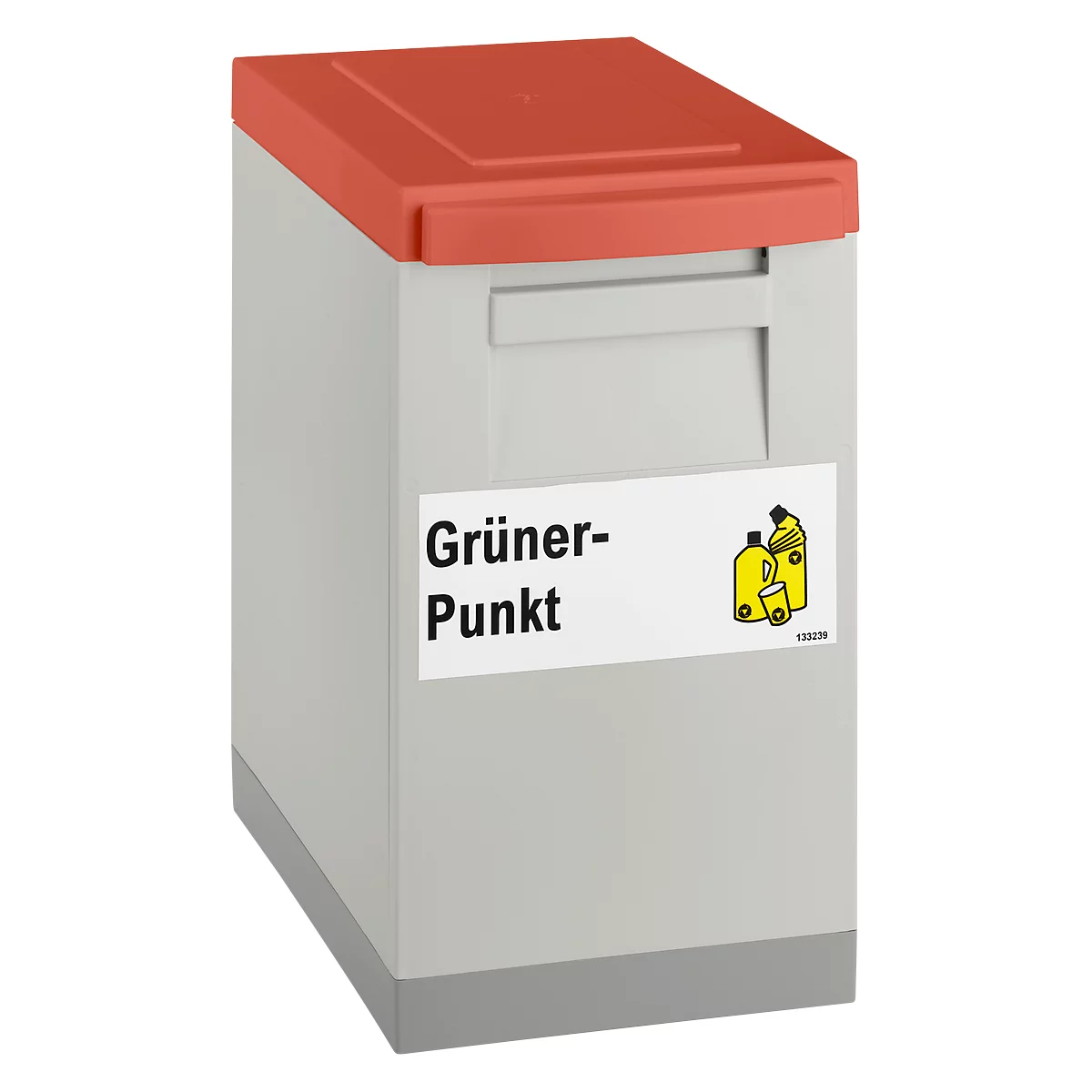 Module-verzamelbox WSB grijs, deksel rood