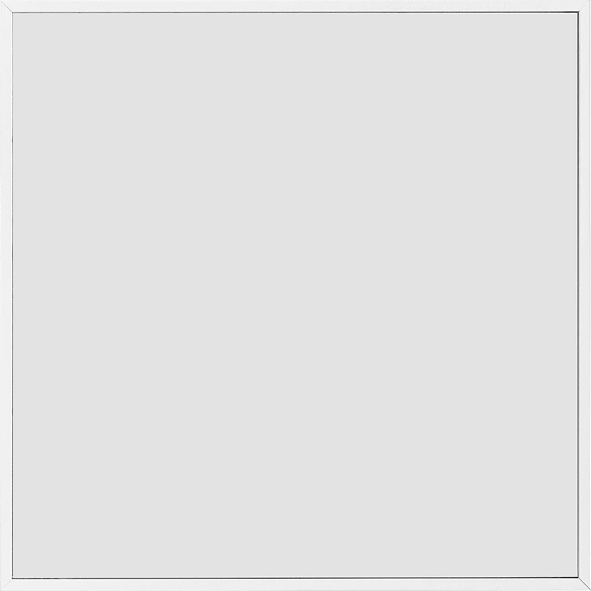 moedel deurbord Madrid, aluminium frame, individueel beschrijfbaar, polyester afdekking, zelfklevende bevestiging, B 150 x H 150 mm, wit