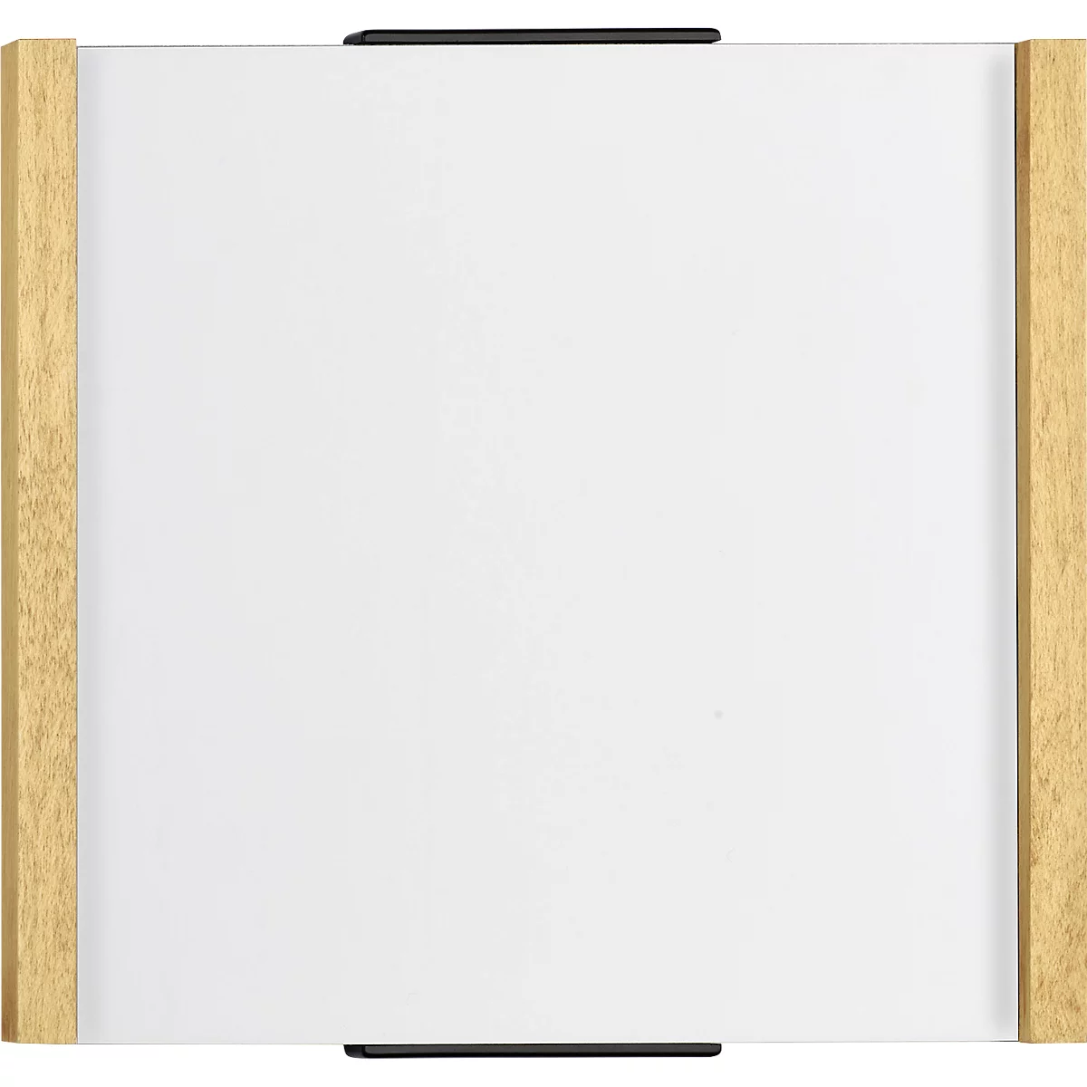 moedel deurlabel LMH, houten frame, personaliseerbaar, polyester hoes, zelfklevende montage, B 160 x H 148 mm, eik