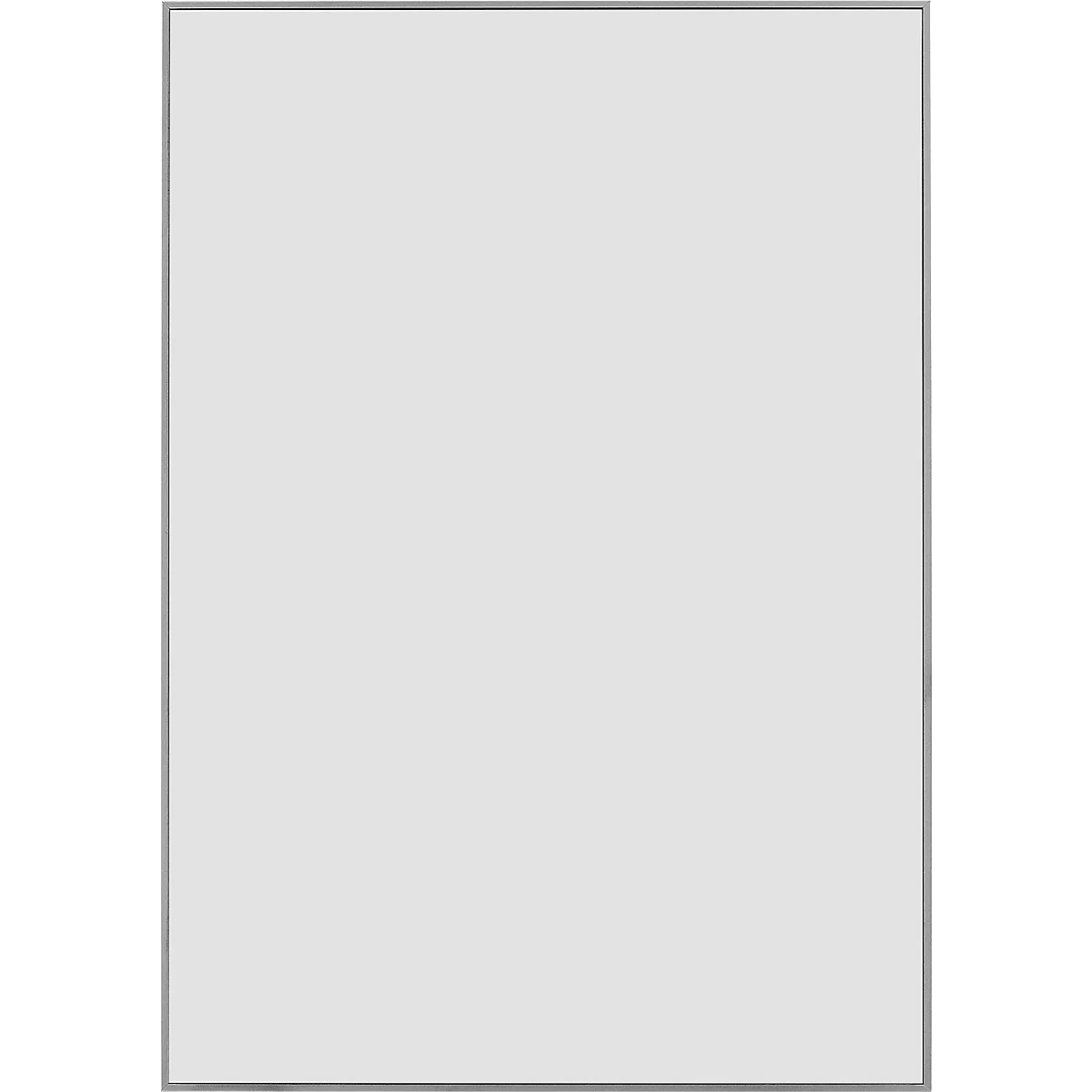 Un rectangle blanc dans un cadre gris.