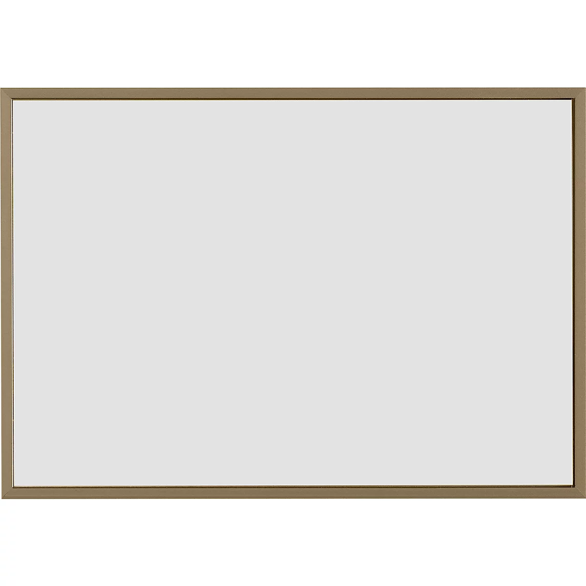 moedel Türschild Madrid, DIN A6, Querformat, Aluminiumrahmen, Polyesterabdeckung, Klebemontage, B 150,5 x H 105,5 mm, bronze