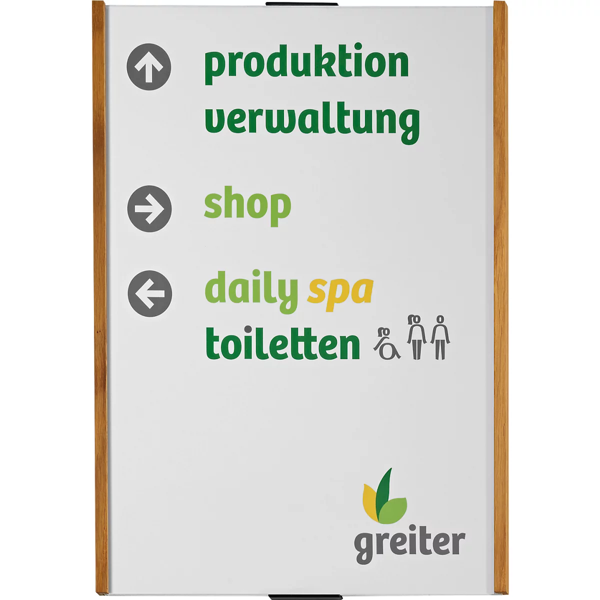 moedel wandbord LMH, DIN A3, staand formaat, houten frame met afdekkappen, kleef- of schroefbevestiging, B 309 x H 420 mm, zilver/eiken
