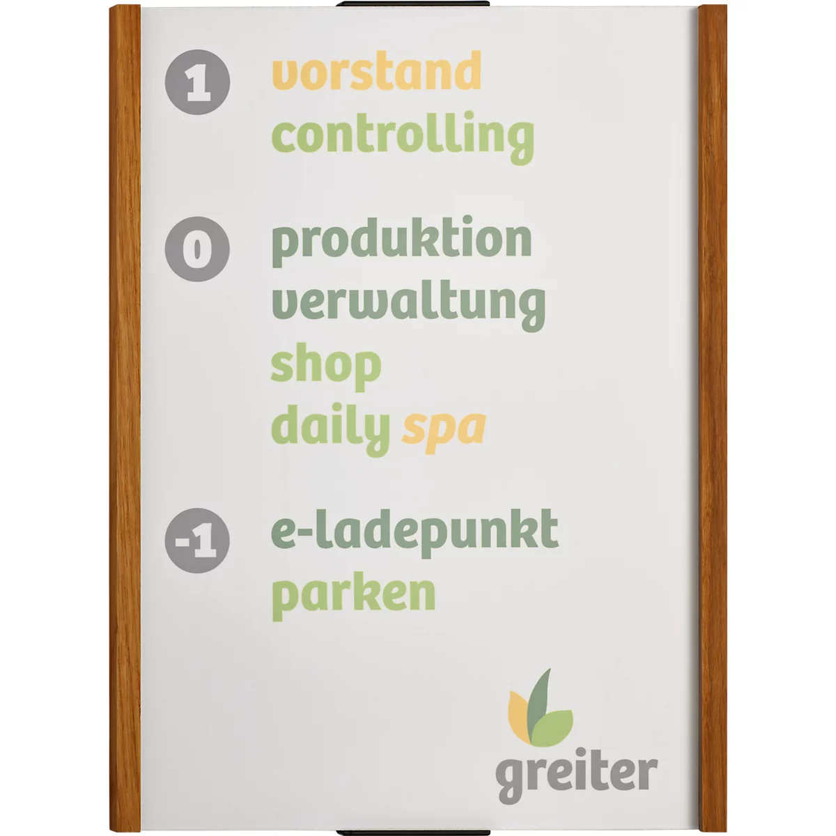 moedel wandbord LMH, DIN A4, staand formaat, houten frame met afdekkappen, zelfklevend of schroefbevestiging, B 222 x H 297 mm, zilver/eiken