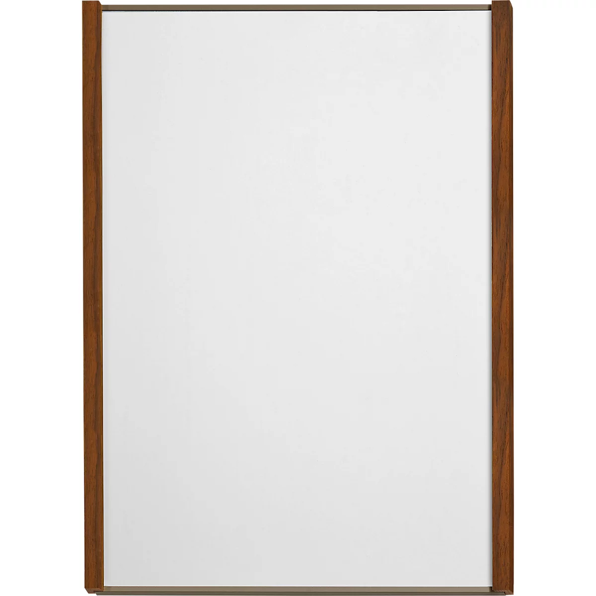 moedel Wandschild LMH, DIN A4, Hochformat, Holzrahmen, Aluminium, Klebe- oder Schraubmontage, B 221,5 x H 299,5 mm, Nussbaum, bronze/Nussbaum