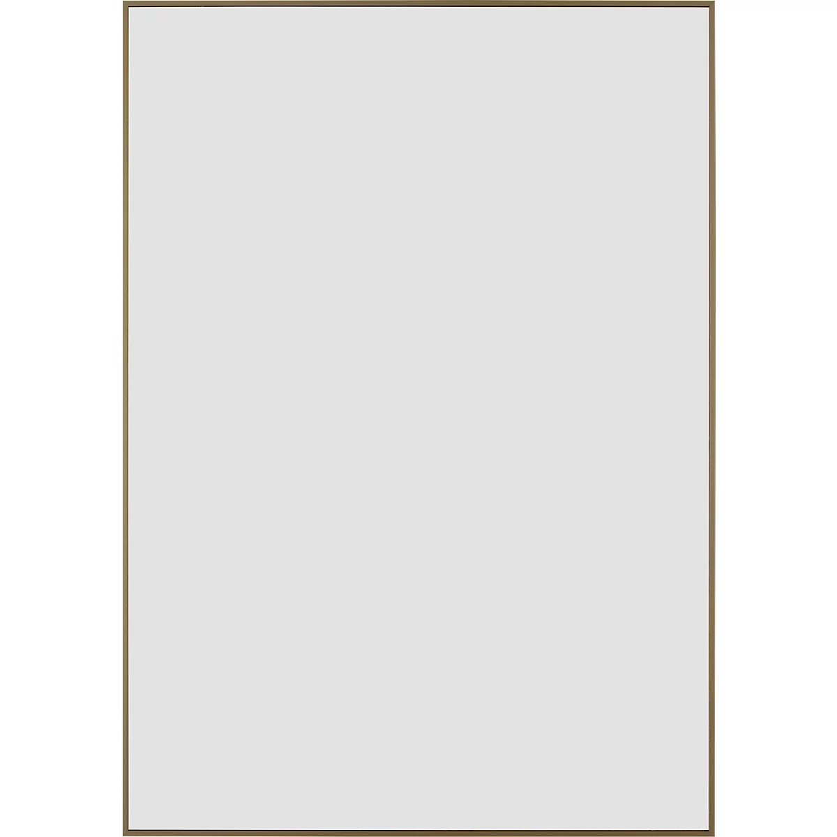 moedel Wandschild Madrid, DIN A3, Aluminiumrahmen, Klebemontage, Polyester-Abdeckung, B 299,5 x H 422,5 mm, bronze