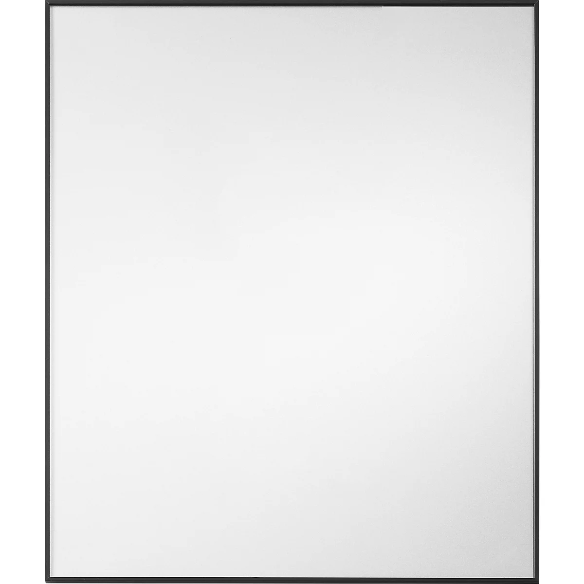 moedel Wandschild Madrid, DIN A3, Aluminiumrahmen, Klebemontage, Polyester-Abdeckung, B 299,5 x H 422,5 mm, schwarz