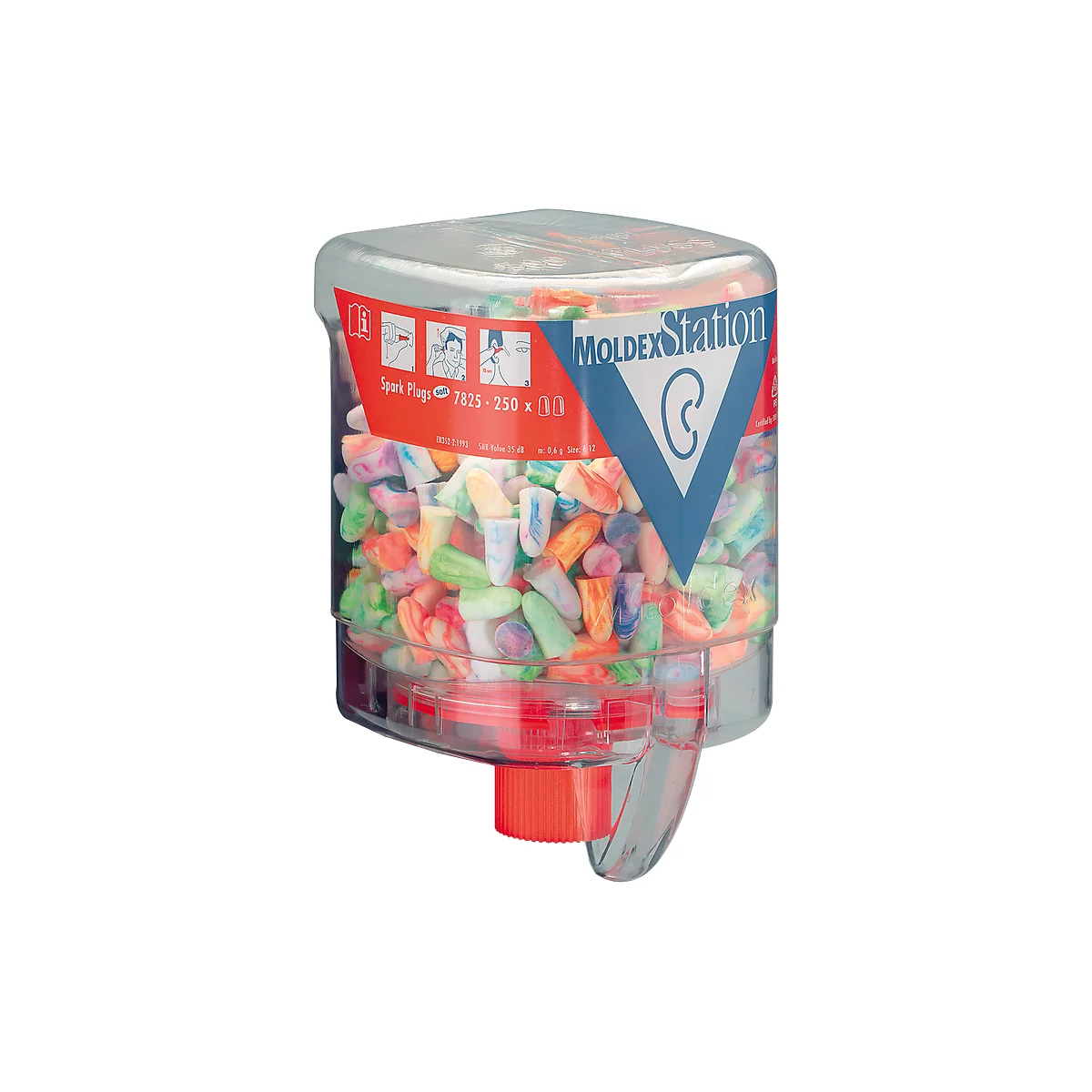 MOLDEX gehoorbescherming Spark Plugs soft 7825 dispenserstation