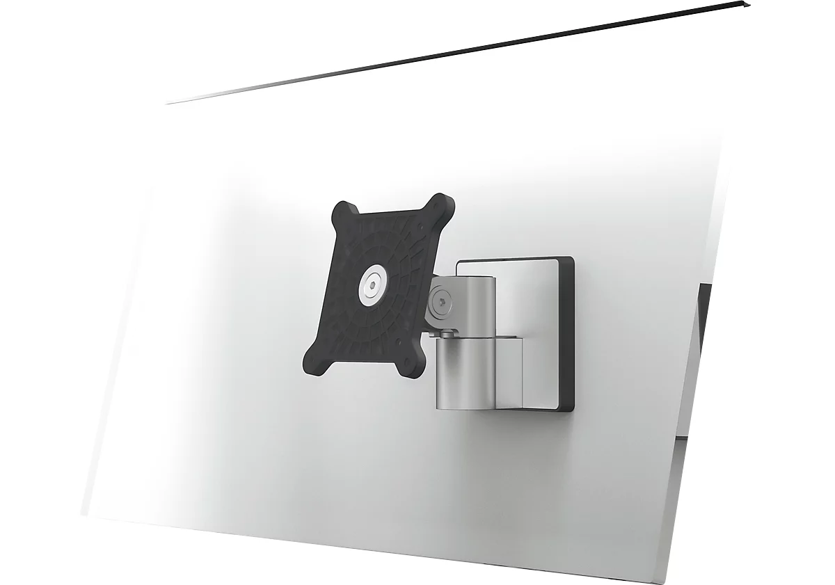 Monitor-Wandhalterung Durable, für 1 Display 21-27“, bis 8 kg, VESA, dreh- & neigbar, metallic silber