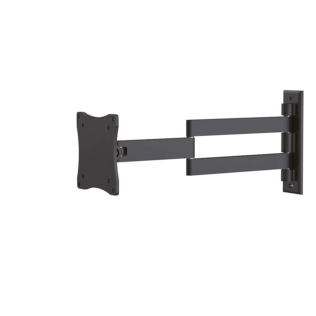 Monitor-Wandhalterung Neomounts by NewStar FPMA-W830BLACK, bis 27″, neig-/schwenk-/tiefenverstellbar, VESA-komp.