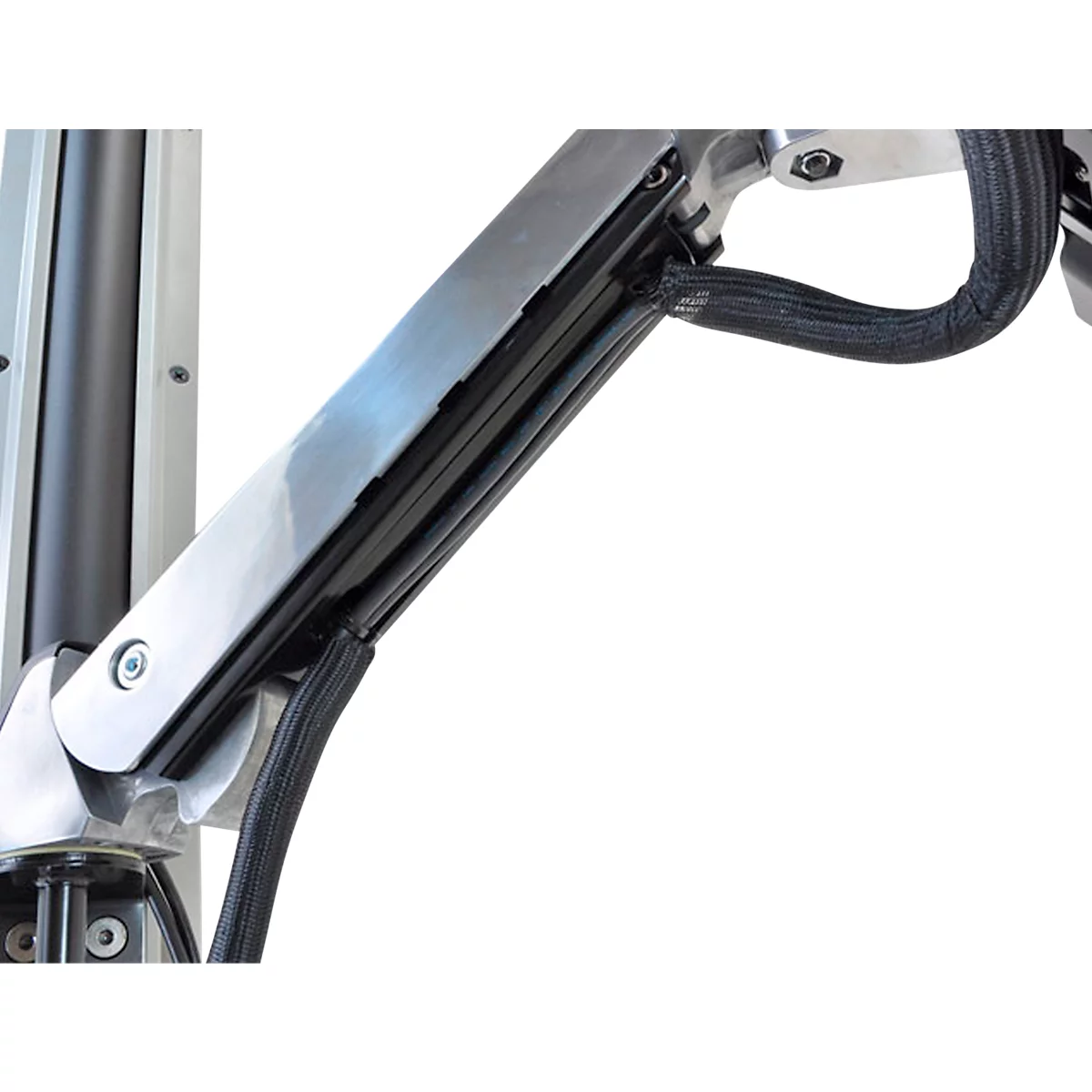 Monitor wandmontage Ergotron StyleView sta-zit Combo 45-266-026, incl. toetsenbordlade, zit &amp; sta werkplek, tot 13,2 kg, in hoogte verstelbaar, VESA, aluminium