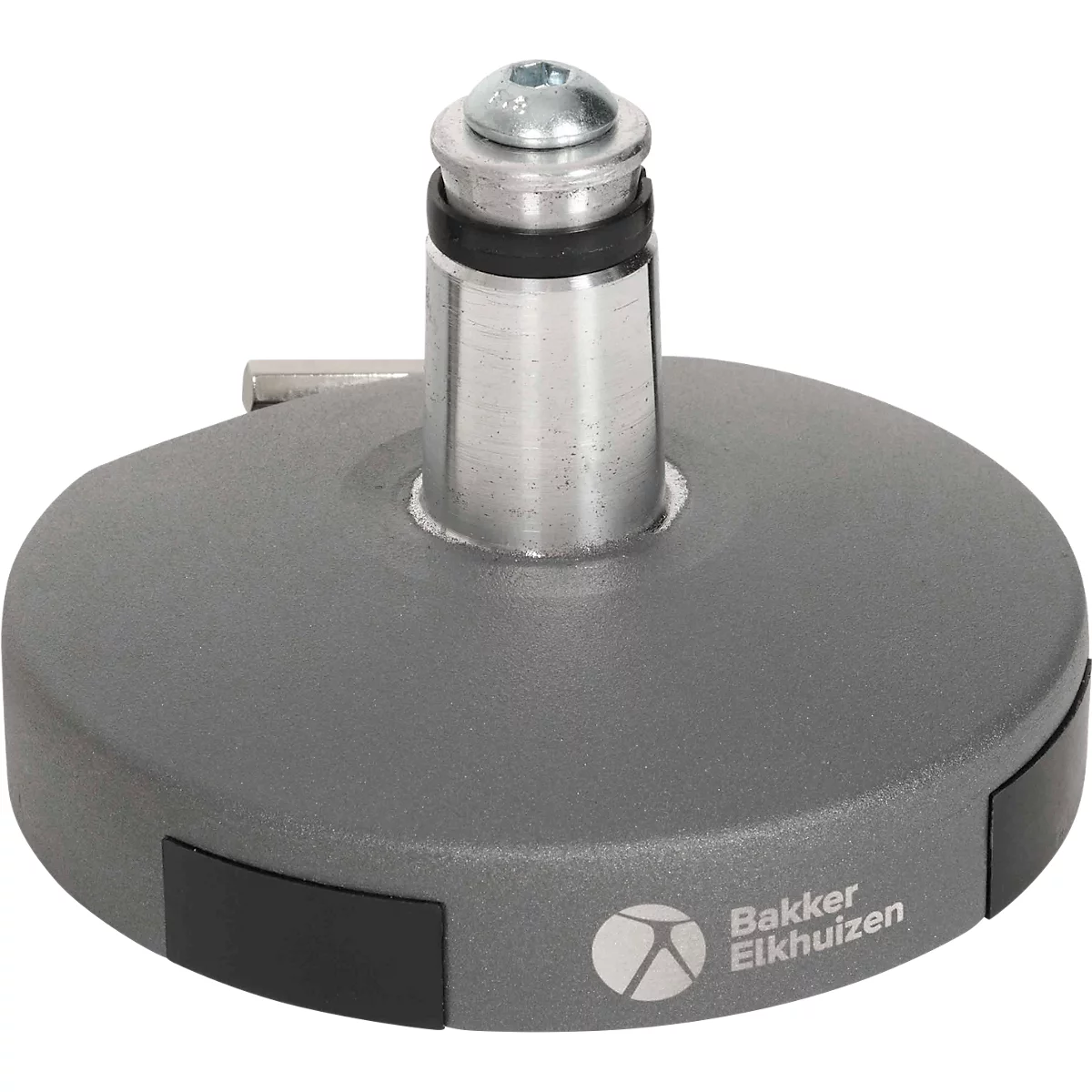 Monitorarm BakkerElkhuizen BE Flexibel, voor 1 monitor, tot 10 kg, draaibaar, kantelbaar en zwenkbaar, klembreedte 80 mm, VESA-compatibel, ergonomisch, in hoogte verstelbaar van 170 tot 582 mm, donkergrijs/zwart