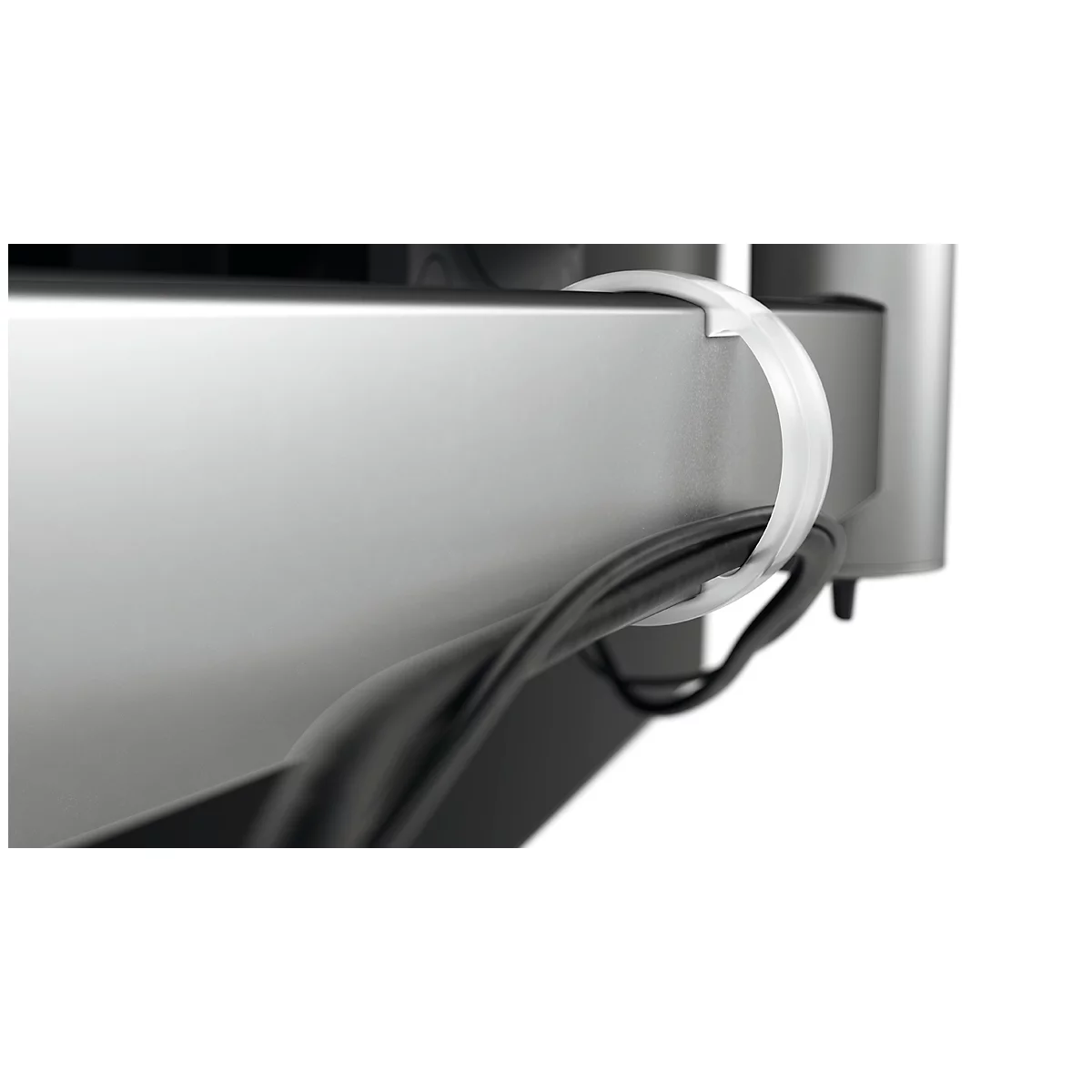 Monitorarm Durable, für 2 Displays 21-27', VESA, dreh-& neigbar, höhenverstellbar, mit Tischklemme