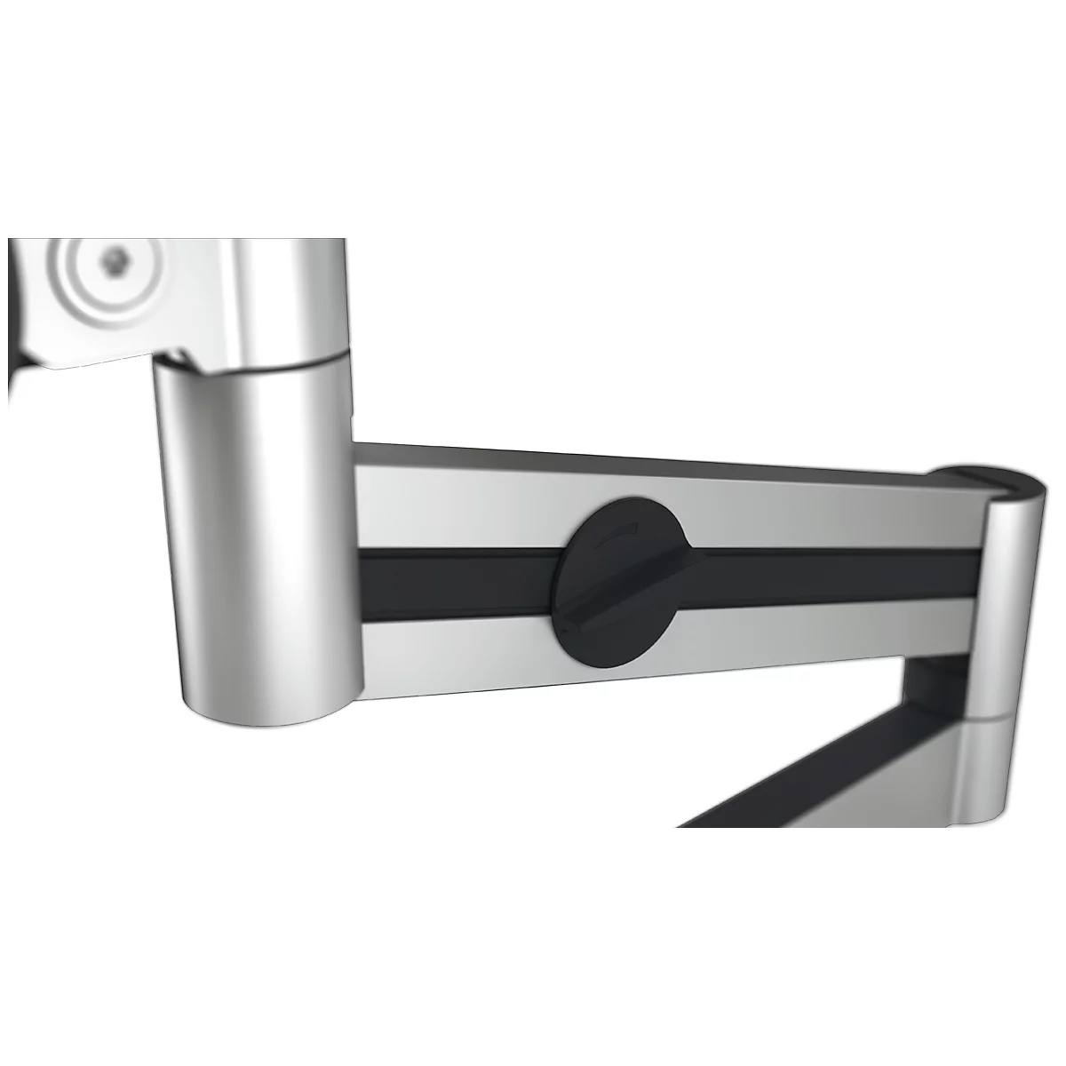 Monitorarm Durable, voor 1 display 21-27", VESA, draaibaar en kantelbaar, in hoogte verstelbaar, met bureaubus