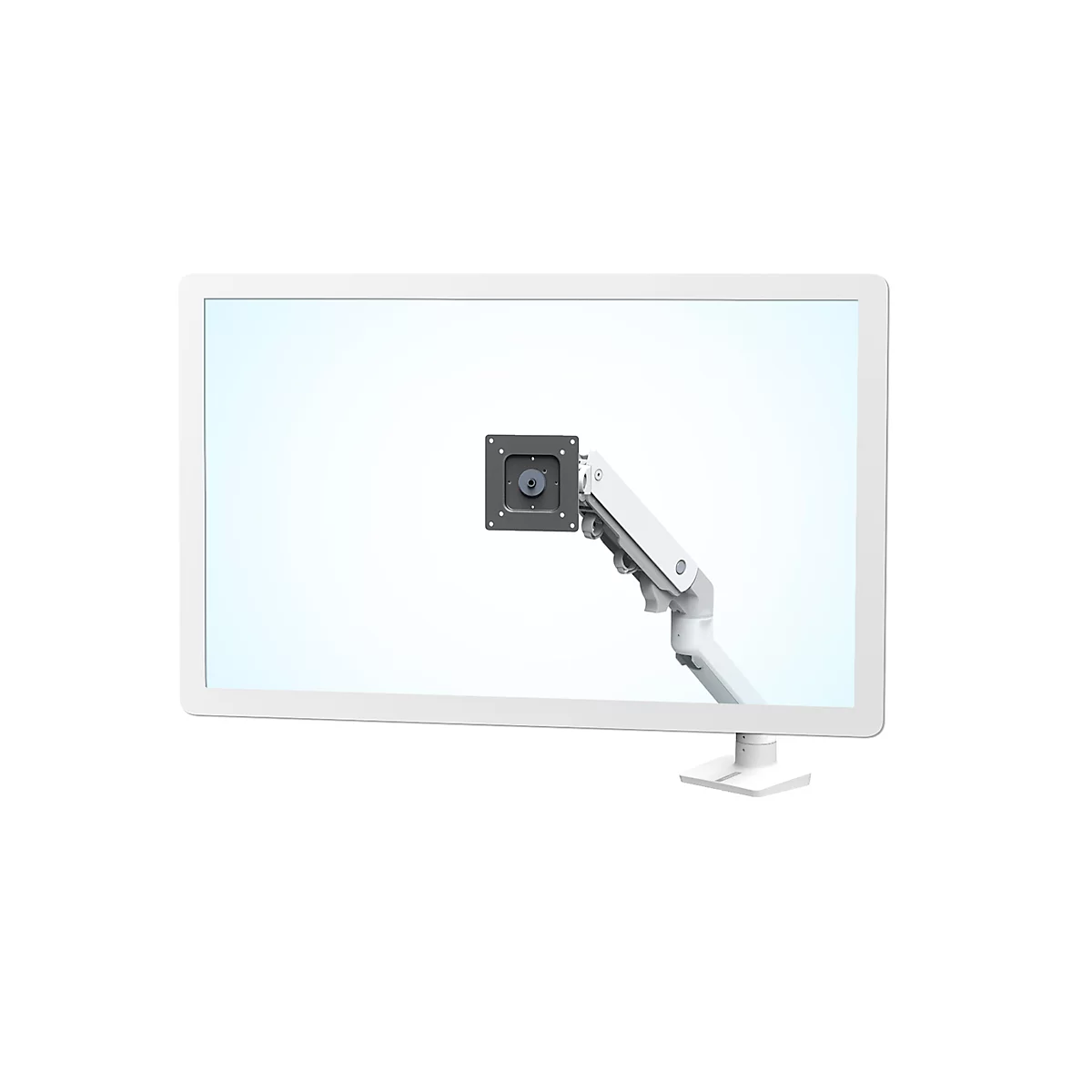 Monitorarm Ergotron HX, voor beeldschermen tot 42“, ergonomisch, in hoogte verstelbaar, met tafelklem, wit