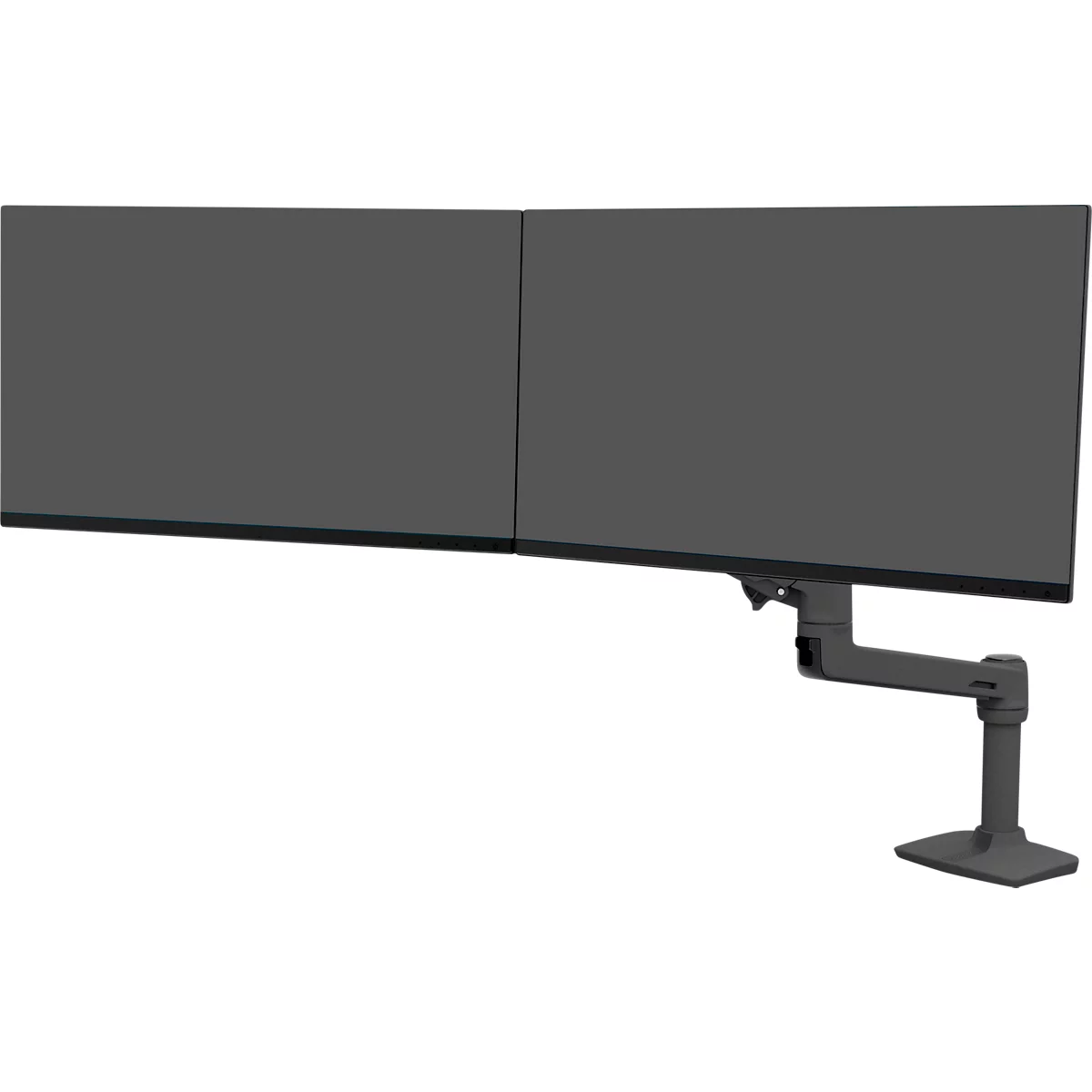 Monitorarm Ergotron LX Dual Direct 45-489-224, für 2 Monitore bis 25', bis 10 kg, schwenk-, neig- & höhenverstellbar, VESA, schwarz