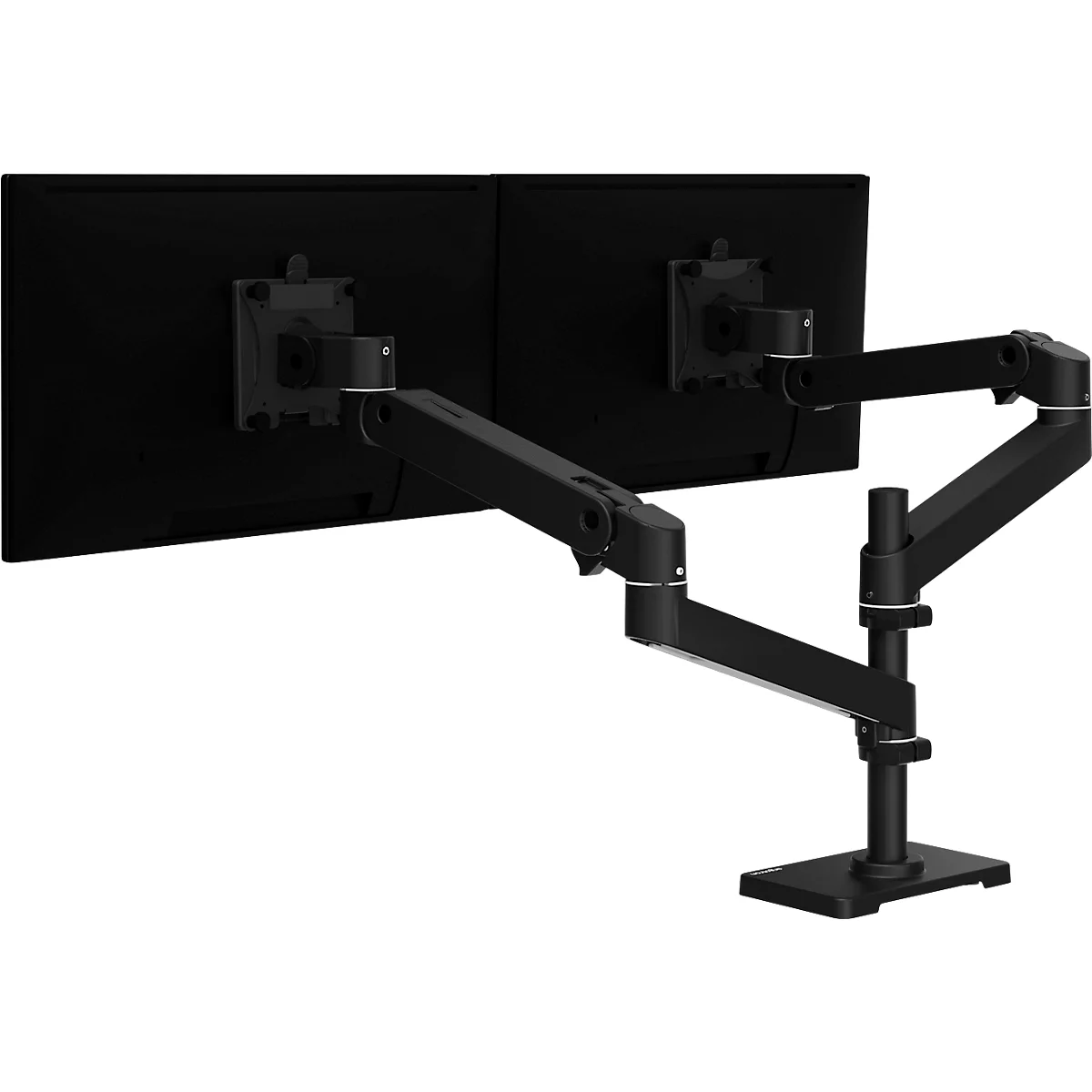 Monitorarm Ergotron LX Pro Dual Direct, für 2 Displays bis 24″, neig-/schwenk-/drehbar, höhenverstellbar, Tischhalterung, VESA, Metall, schwarz