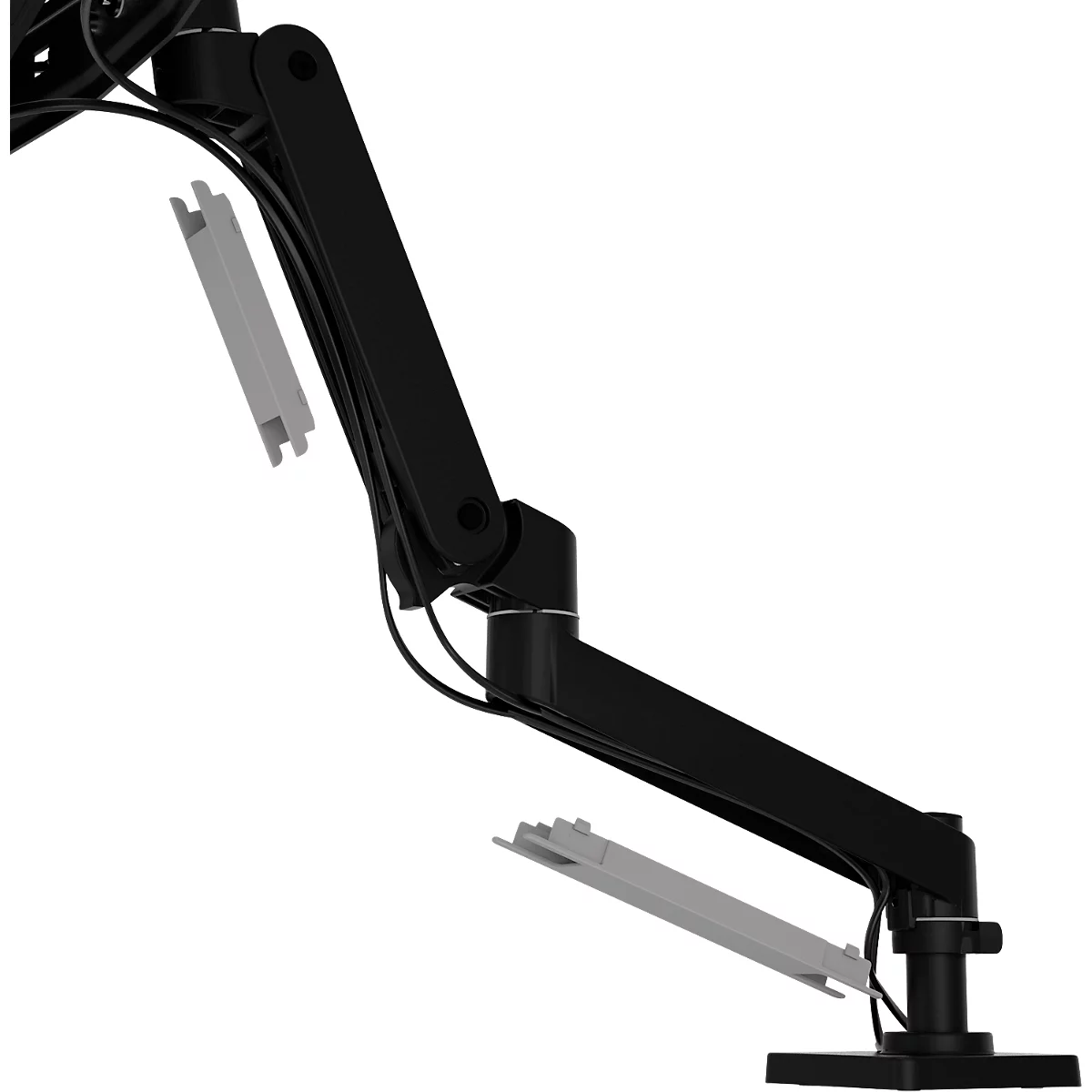 Monitorarm Ergotron LX Pro Dual Direct, für 2 Displays bis 27″, neig-/schwenk-/drehbar, höhenverstellbar, Tischhalterung, VESA, Metall, schwarz