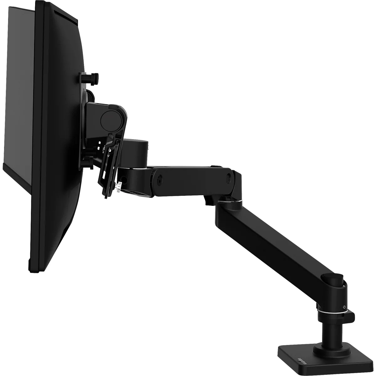 Monitorarm Ergotron LX Pro Dual Direct, für 2 Displays bis 27″, neig-/schwenk-/drehbar, höhenverstellbar, Tischhalterung, VESA, Metall, schwarz