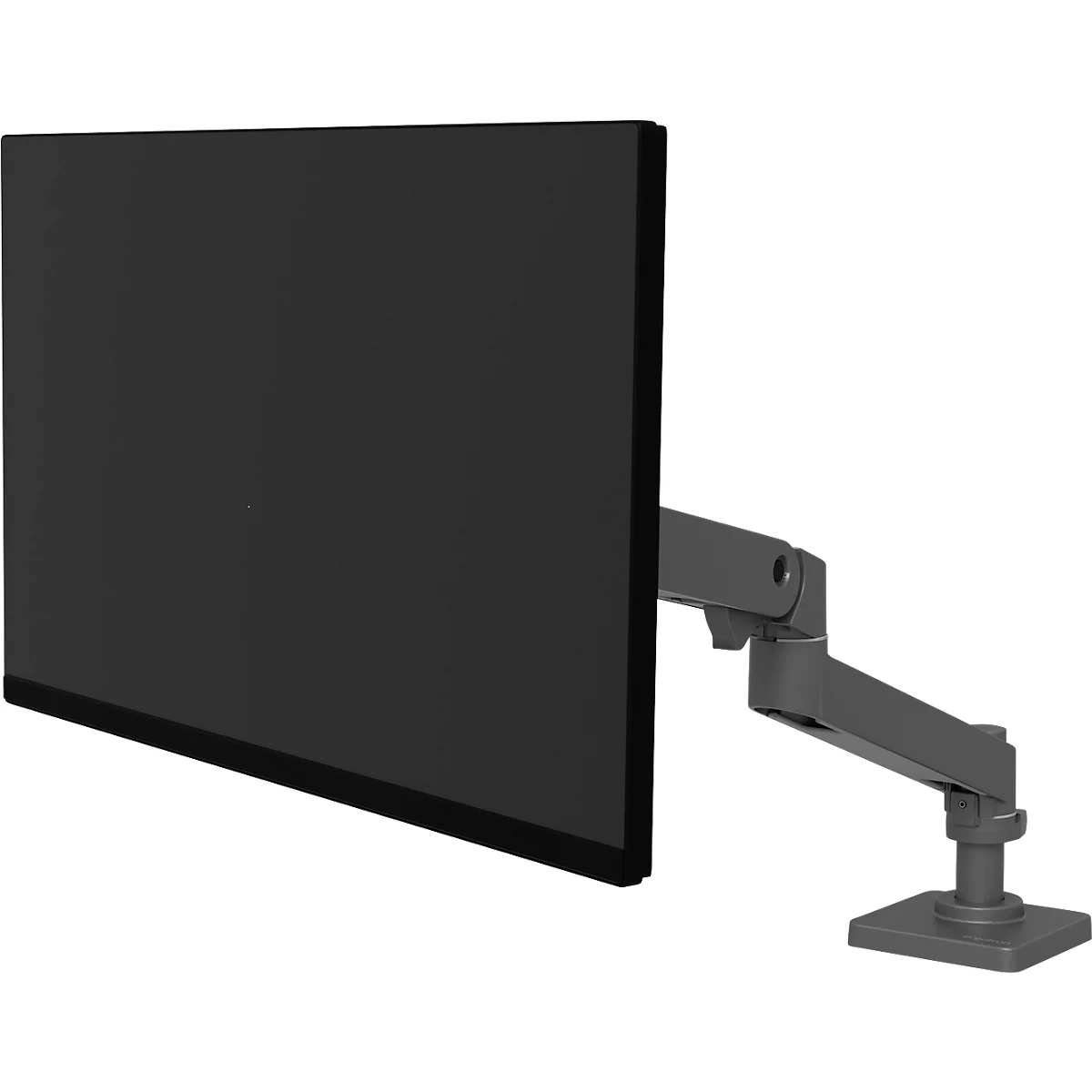 Monitorarm Ergotron LX Pro, für 1 Display bis 34″, neig-/schwenkbar, höhenverstellbar, Tischhalterung, VESA, Metall, dunkelgrau