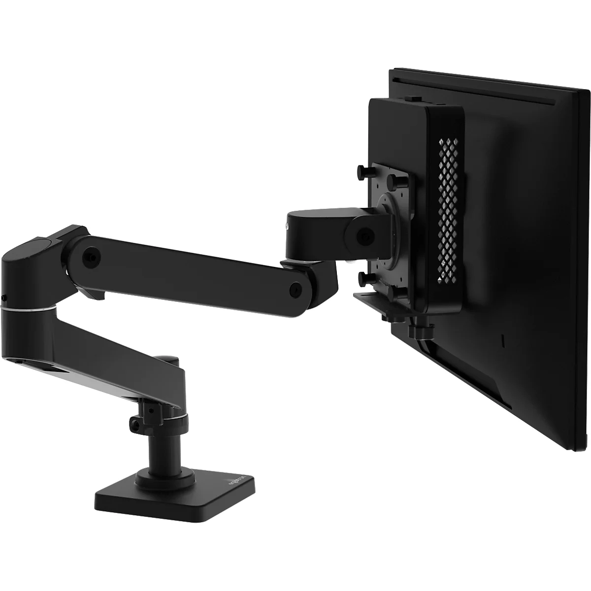 Monitorarm Ergotron LX Pro, für 1 Display bis 34″, neig-/schwenkbar, höhenverstellbar, Tischhalterung, VESA, Metall, schwarz