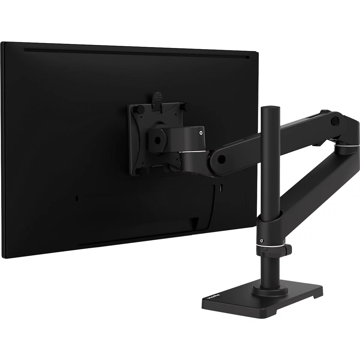 Monitorarm Ergotron LX Pro, hohe Säule, für 1 Display bis 34″, neig-/schwenkbar, höhenverstellbar, Tischhalterung, VESA, Metall, schwarz