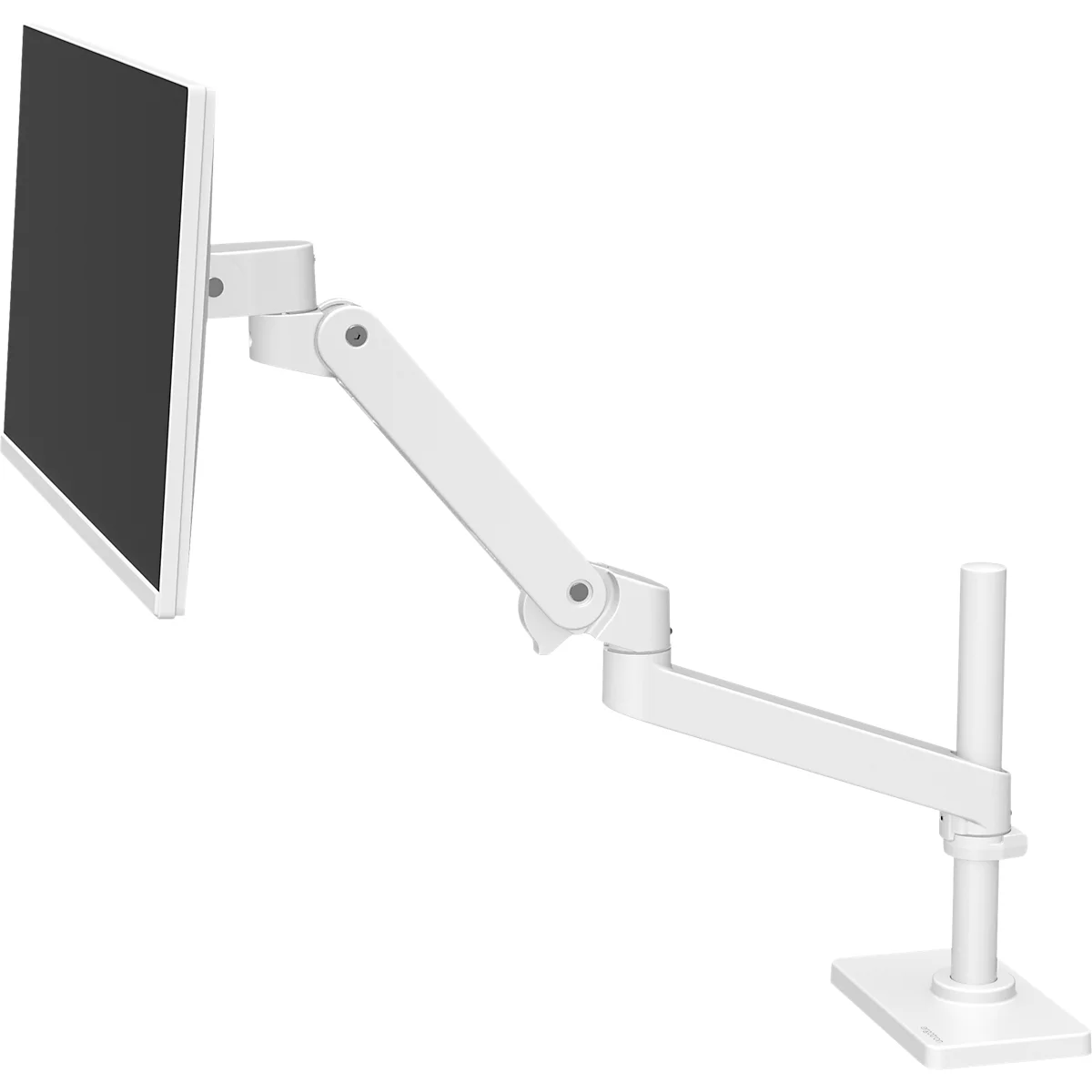 Monitorarm Ergotron LX Pro, hohe Säule, für 1 Display bis 34″, neig-/schwenkbar, höhenverstellbar, Tischhalterung, VESA, Metall, weiß