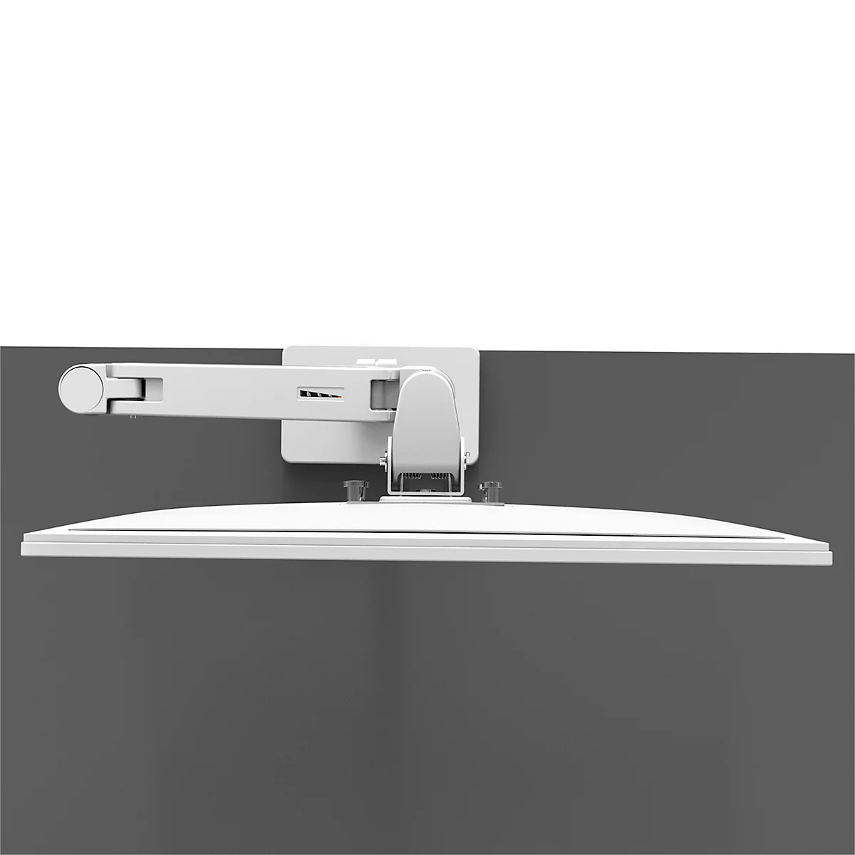 Monitorarm Ergotron LX Pro, hohe Säule, für 1 Display bis 34″, neig-/schwenkbar, höhenverstellbar, Tischhalterung, VESA, Metall, weiß