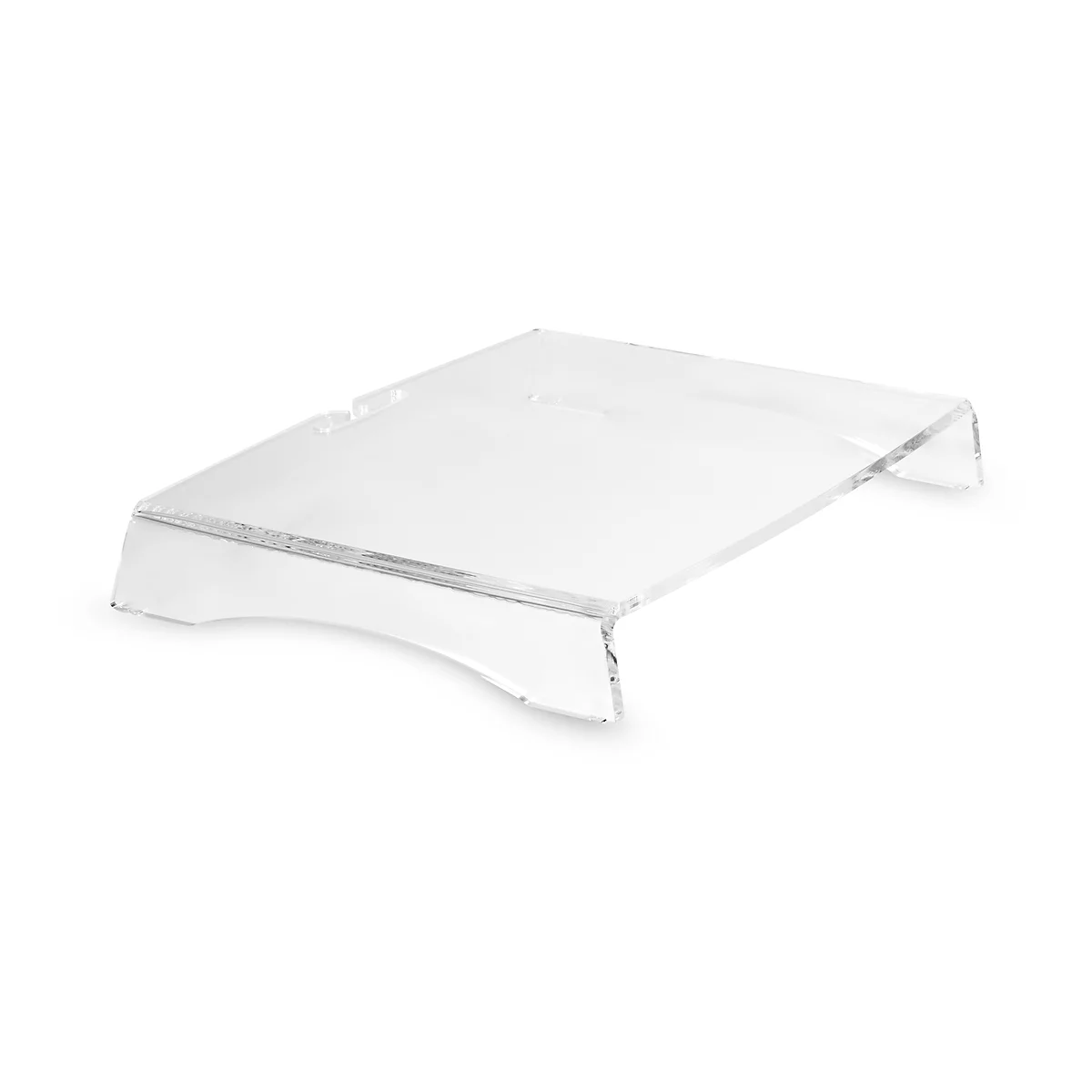 Monitorständer BakkerElkhuizen Q-riser 50, Acryl, bis 16 kg, feste Höhe 5,5 cm