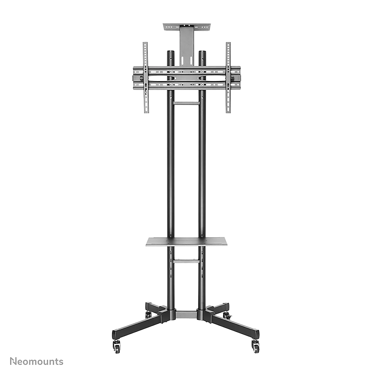 Monitorständer Neomounts® by Newstar NM-M1700BLACK, mobil, für 1 Flachbild-Display bis 75'/bis 50 kg, höhen-/tiefenverstellbar, Kabelführung, schwarz