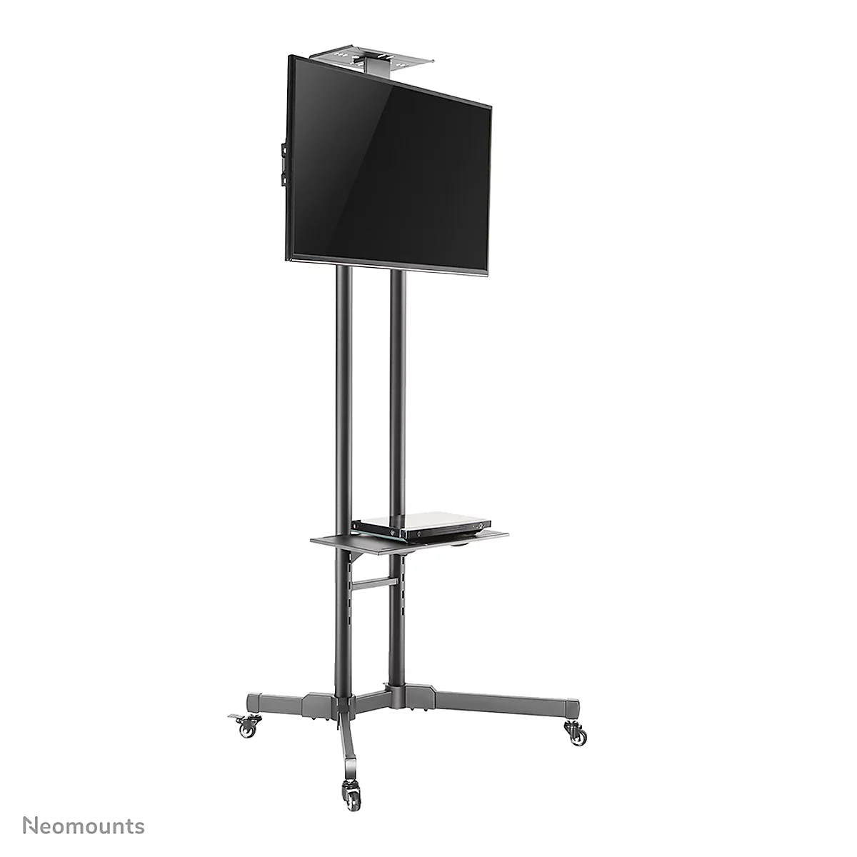 Monitorständer Neomounts® by Newstar NM-M1700BLACK, mobil, für 1 Flachbild-Display bis 75'/bis 50 kg, höhen-/tiefenverstellbar, Kabelführung, schwarz