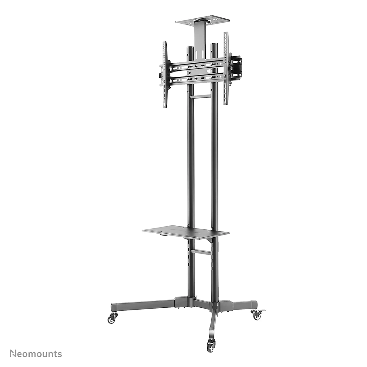Monitorstandaard Neomounts® by Newstar NM-M1700BLACK, verrijdbaar, voor 1 flatscreen tot 75'/tot 50 kg, in hoogte/diepte verstelbaar, kabelgeleiding, zwart