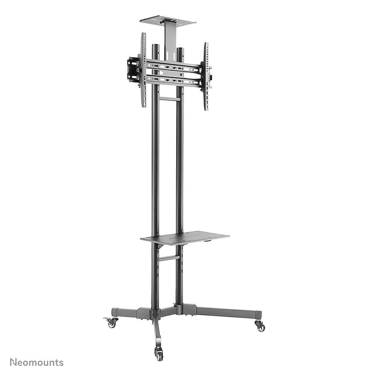 Monitorstandaard Neomounts® by Newstar NM-M1700BLACK, verrijdbaar, voor 1 flatscreen tot 75'/tot 50 kg, in hoogte/diepte verstelbaar, kabelgeleiding, zwart