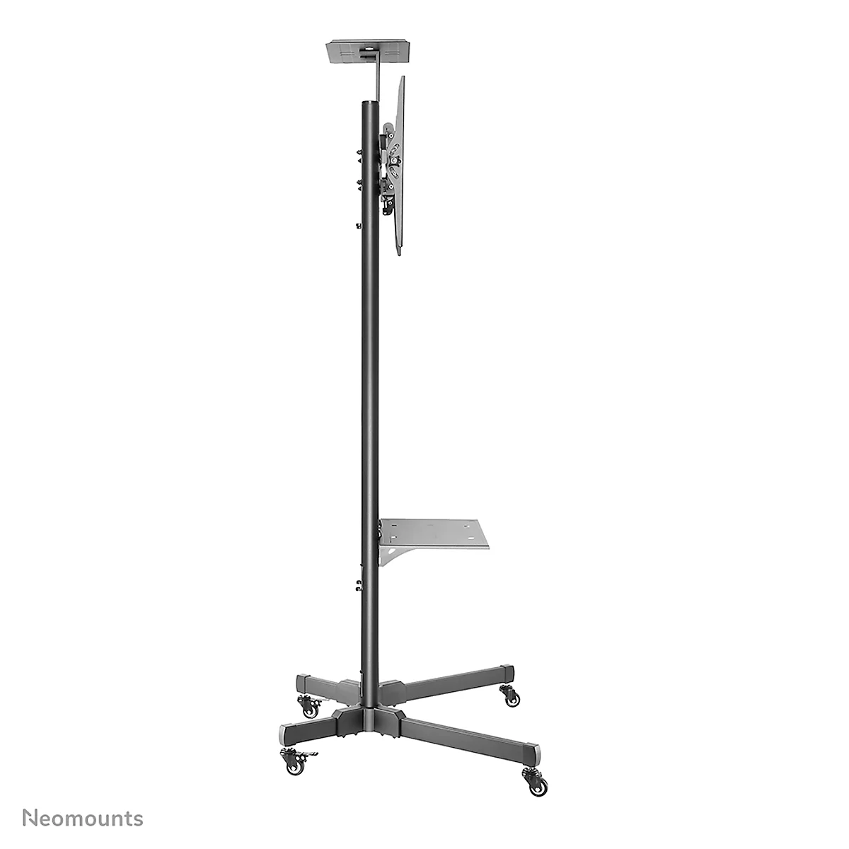 Monitorstandaard Neomounts® by Newstar NM-M1700BLACK, verrijdbaar, voor 1 flatscreen tot 75'/tot 50 kg, in hoogte/diepte verstelbaar, kabelgeleiding, zwart