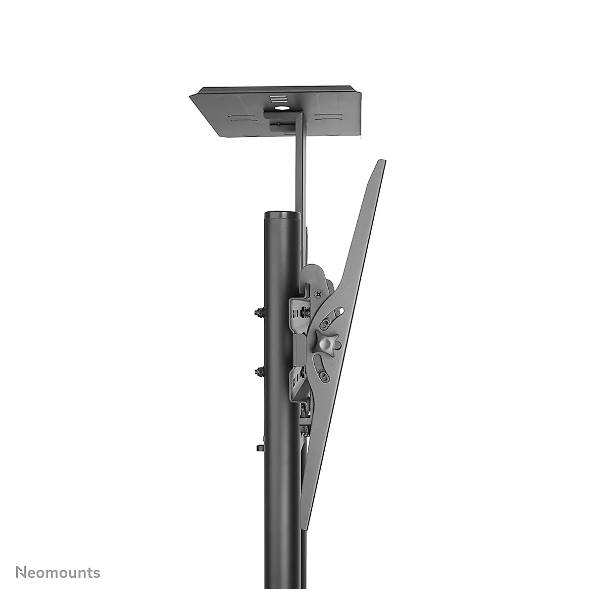 Monitorstandaard Neomounts® by Newstar NM-M1700BLACK, verrijdbaar, voor 1 flatscreen tot 75'/tot 50 kg, in hoogte/diepte verstelbaar, kabelgeleiding, zwart