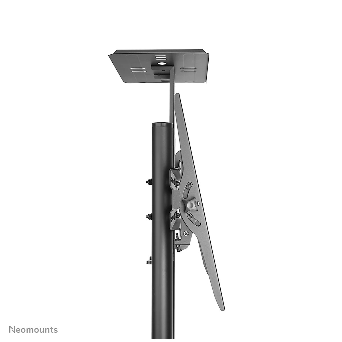 Monitorstandaard Neomounts® by Newstar NM-M1700BLACK, verrijdbaar, voor 1 flatscreen tot 75'/tot 50 kg, in hoogte/diepte verstelbaar, kabelgeleiding, zwart