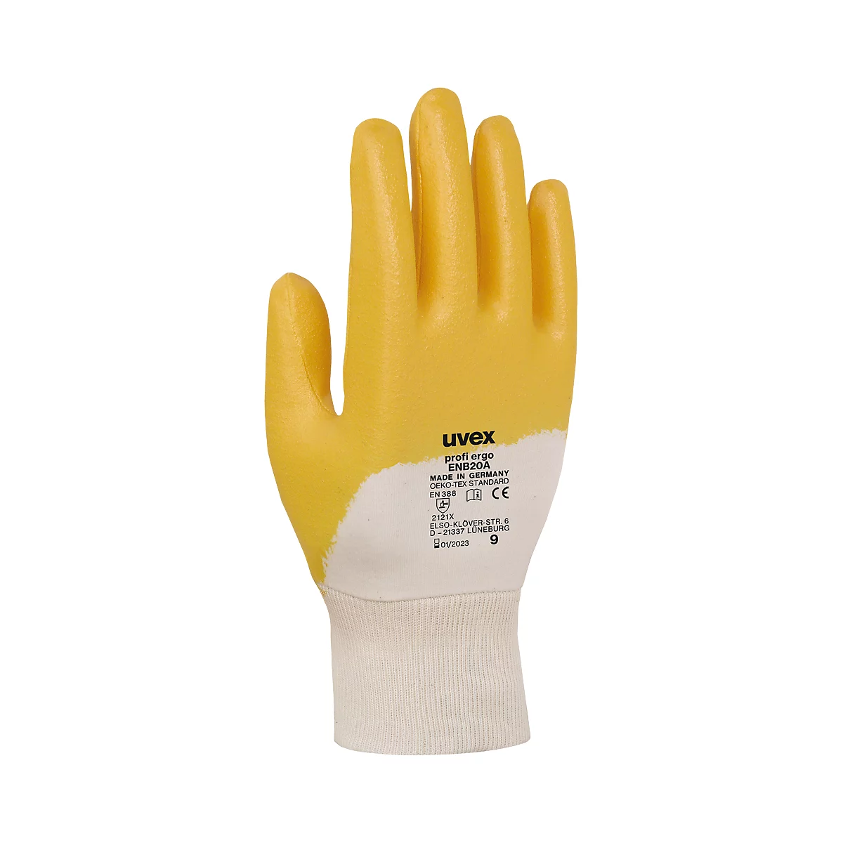 Montagehandschuh uvex profi ergo ENB20A, Gr. 10