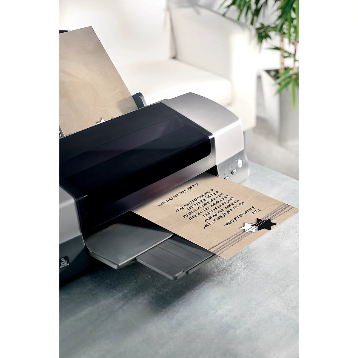 Motivpapier Sigel „Christmas Wrapping“, für Weihnachten, Format A4, Feinpapier, 100 Blatt