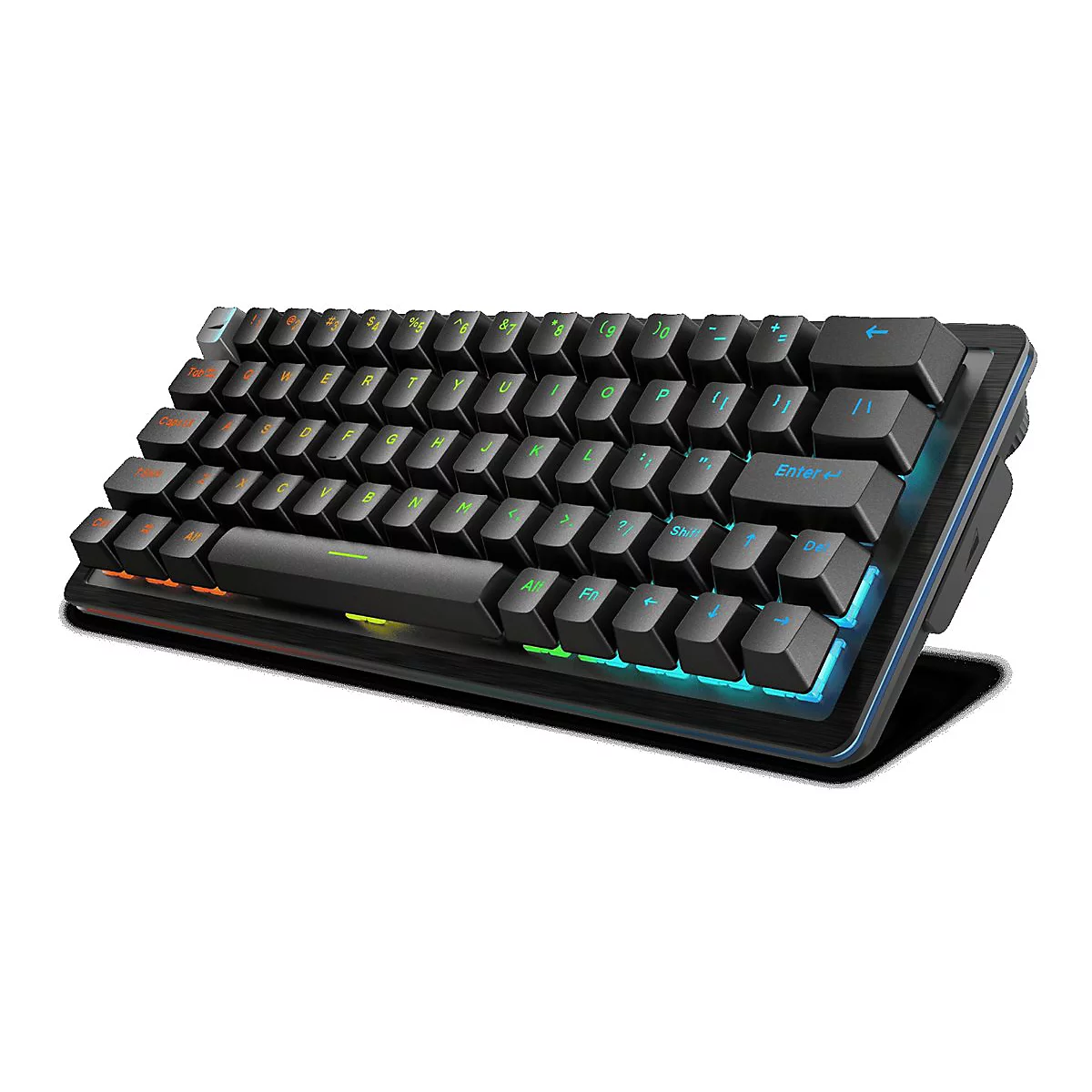Mountain Everest 60 RGB - Tastatur - Hintergrundbeleuchtung - USB-C - QWERTY - USA