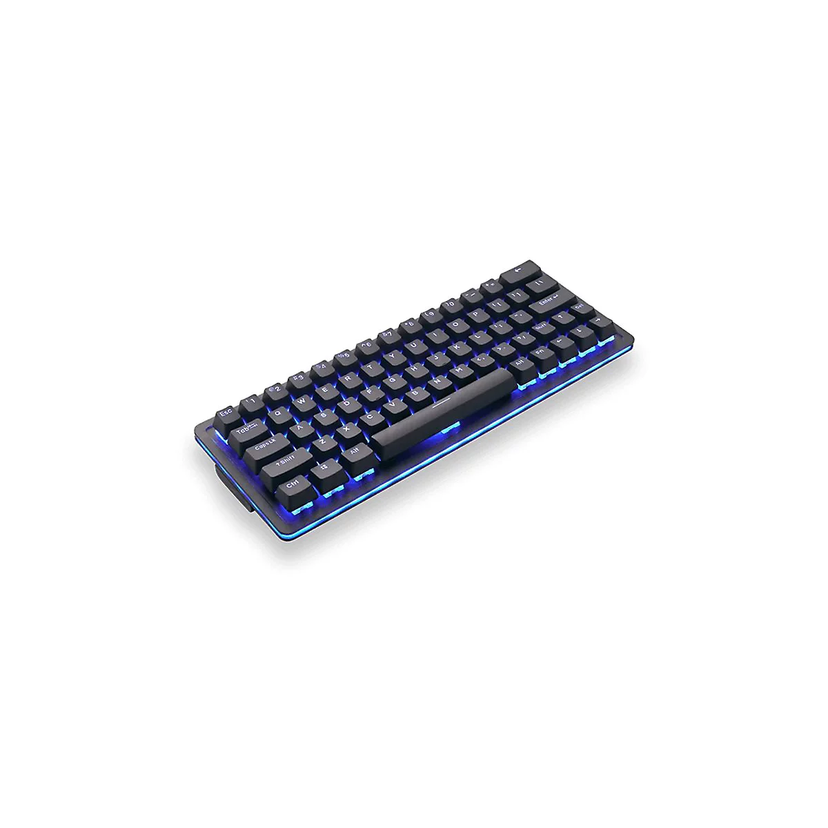 Mountain Everest 60 RGB - Tastatur - Hintergrundbeleuchtung - USB-C - QWERTY - USA