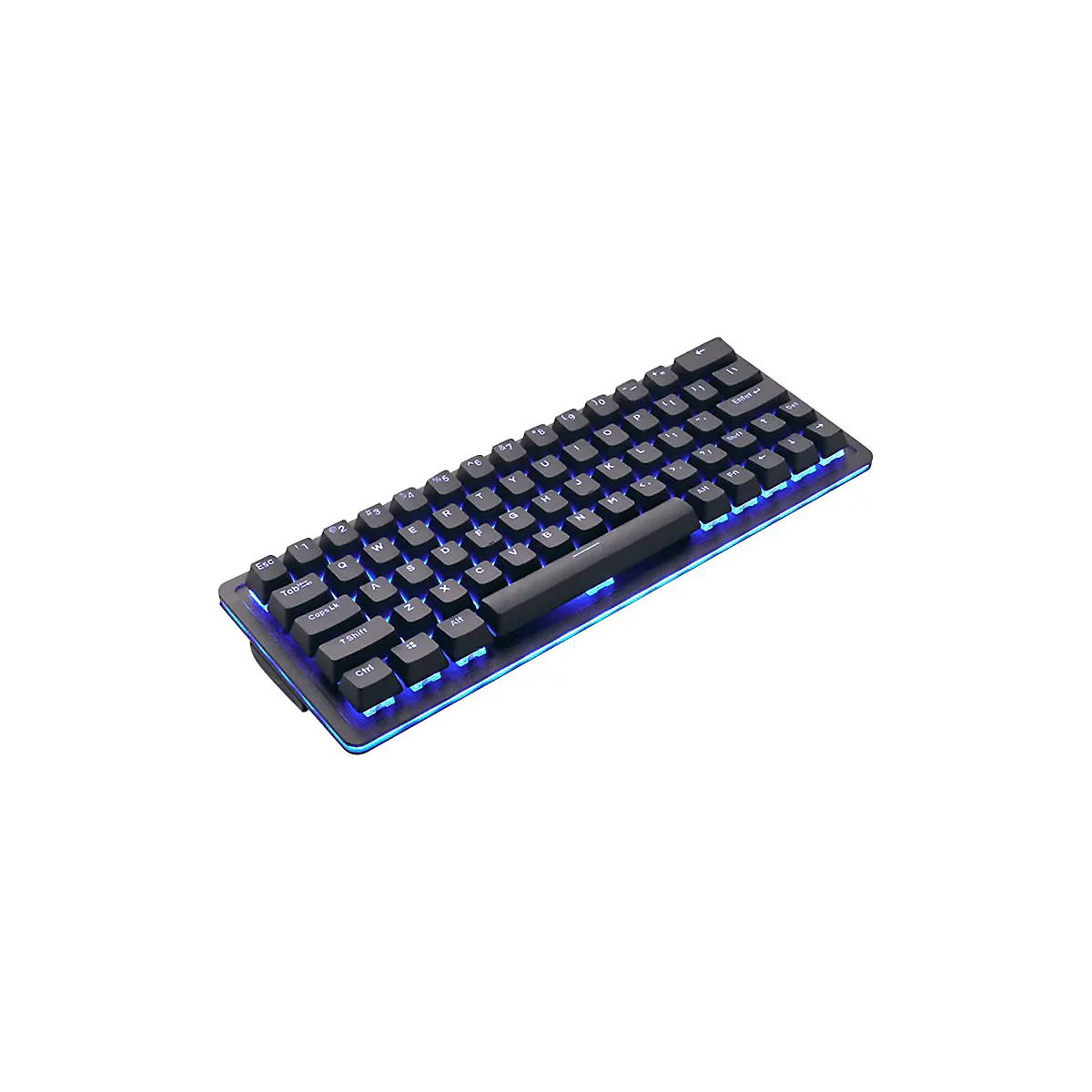 Mountain Everest 60 RGB - Tastatur - Hintergrundbeleuchtung - USB-C - QWERTY - USA