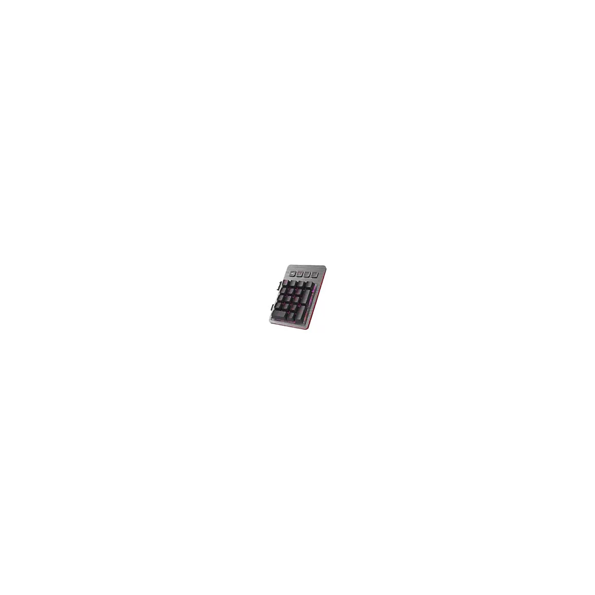 Mountain Everest Core - Tastatur - mit Mediendock - Hintergrundbeleuchtung - USB-C - QWERTZ