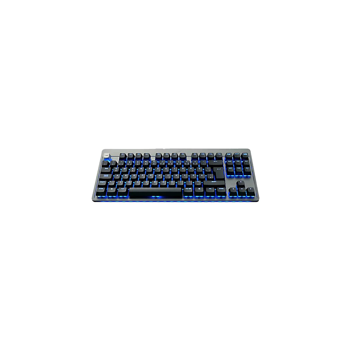 Mountain Everest Core - Tastatur - mit Mediendock - Hintergrundbeleuchtung - USB-C - QWERTZ