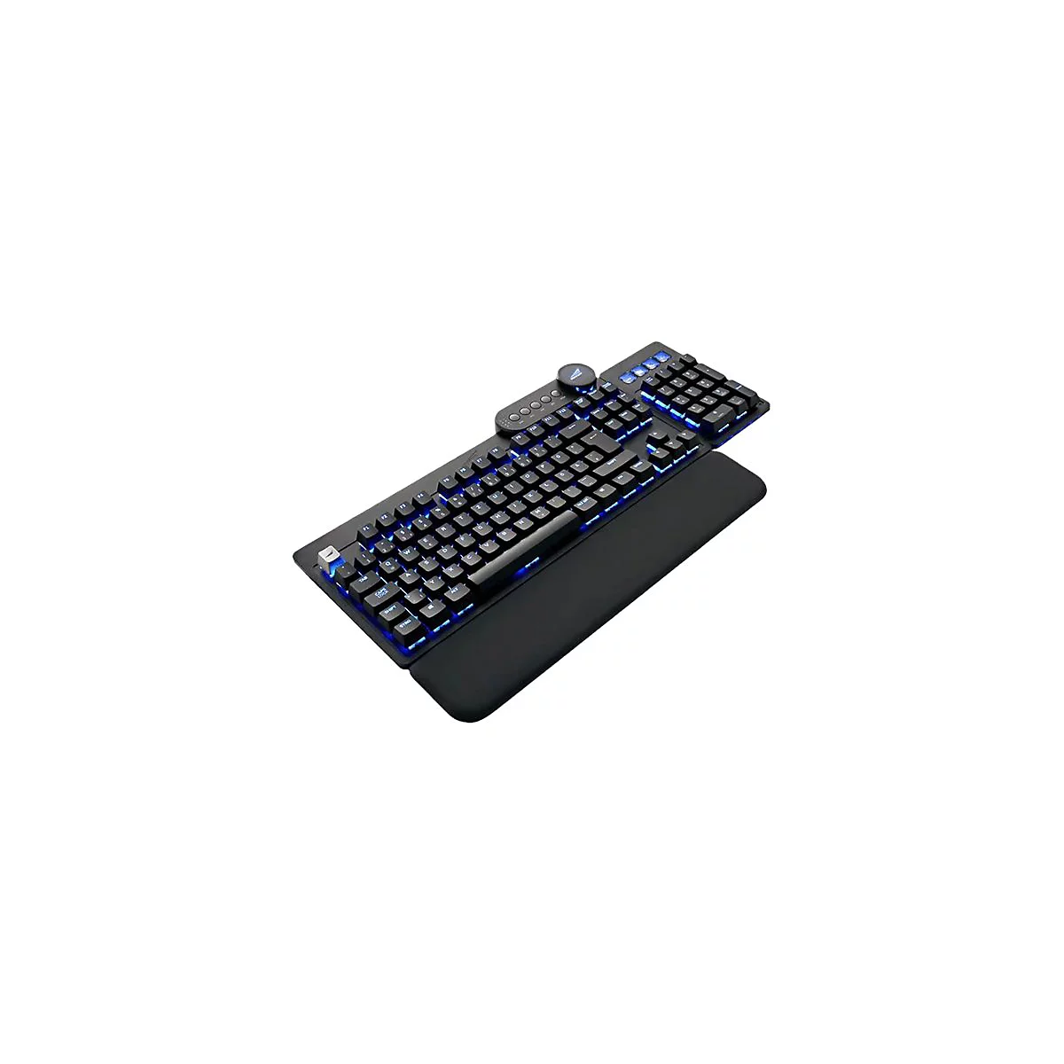 Mountain Everest Core - Tastatur - mit Mediendock - Hintergrundbeleuchtung - USB-C - QWERTZ