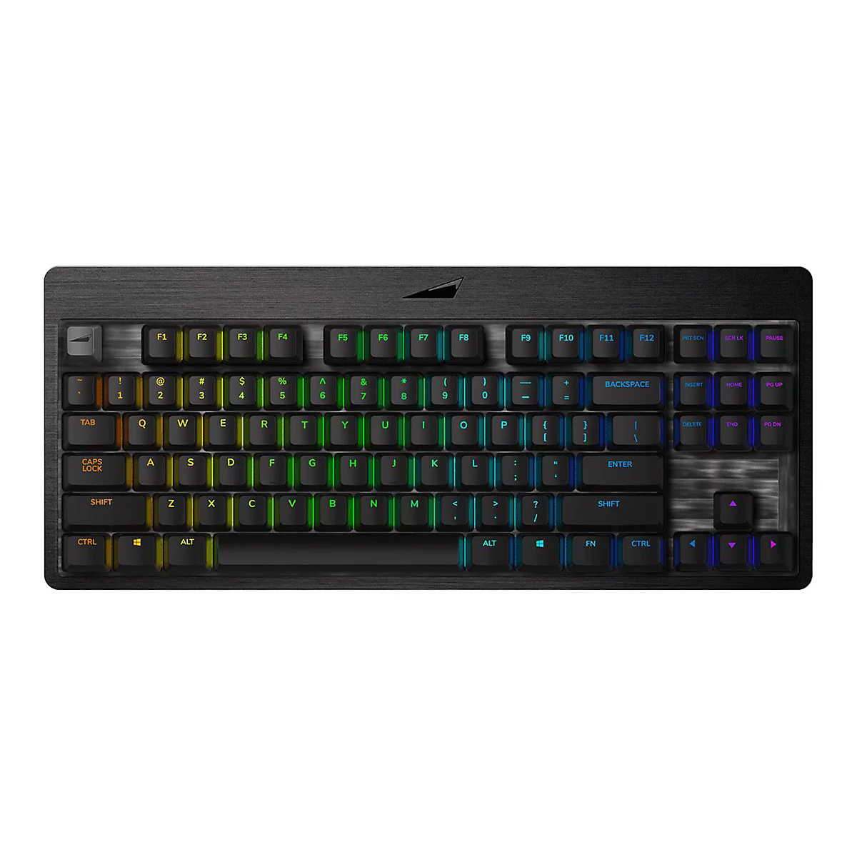 Mountain Everest Core - Tastatur - mit Mediendock - Hintergrundbeleuchtung - USB-C - QWERTZ