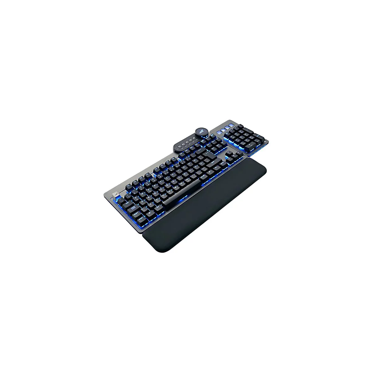 Mountain Everest Max - Tastatur - mit Mediendock - Hintergrundbeleuchtung - USB-C - QWERTZ
