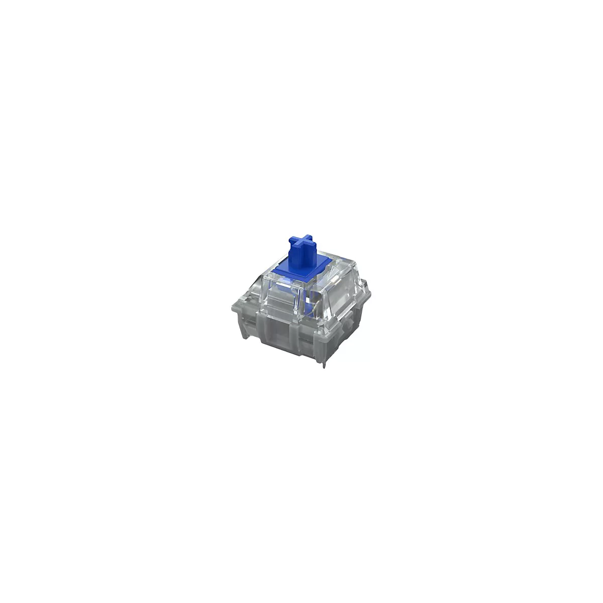Mountain - Tastaturschalter - Blau, durchsichtig (Packung mit 90 Stück)