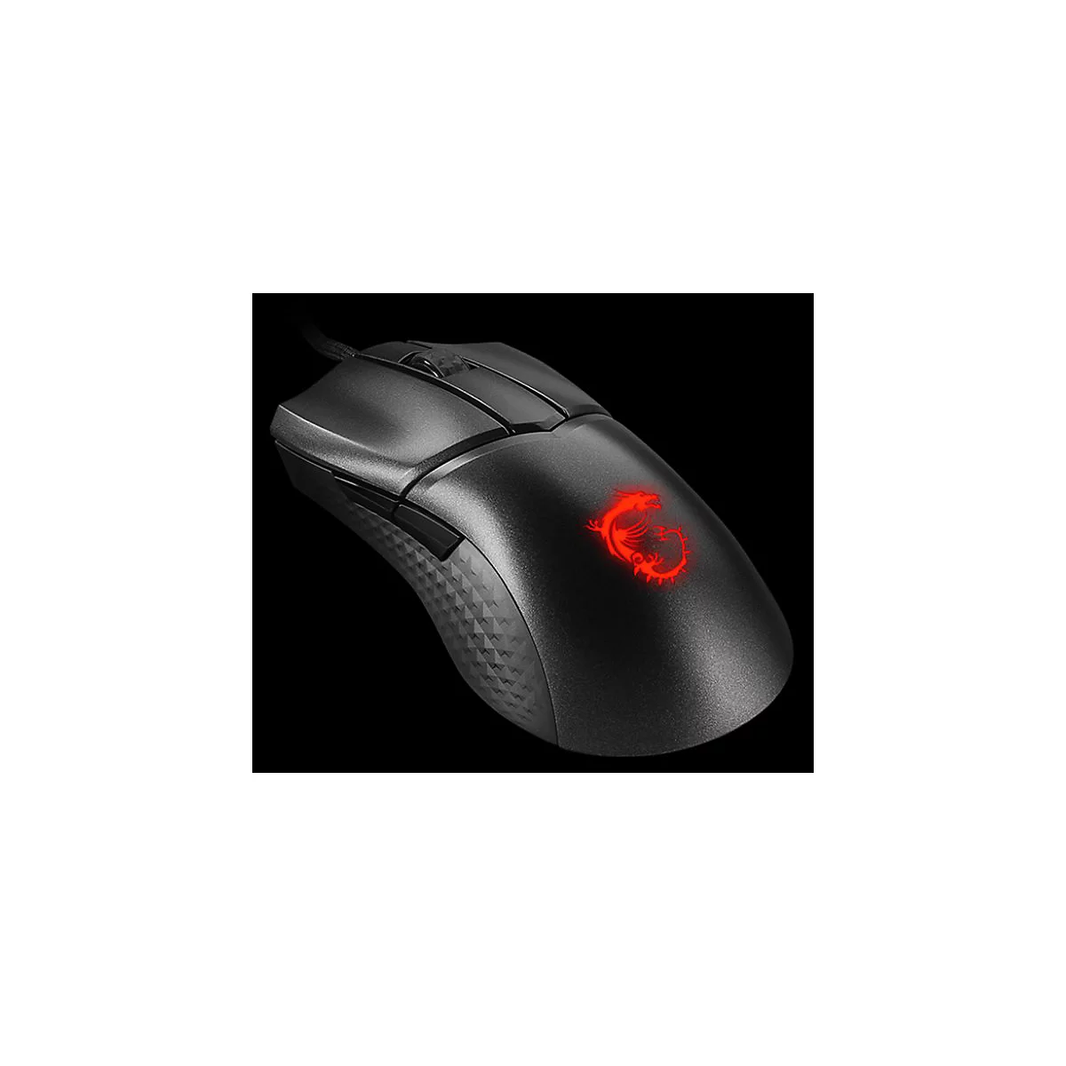MSI Clutch GM31 - Maus - ergonomisch - optisch - 6 Tasten - kabellos