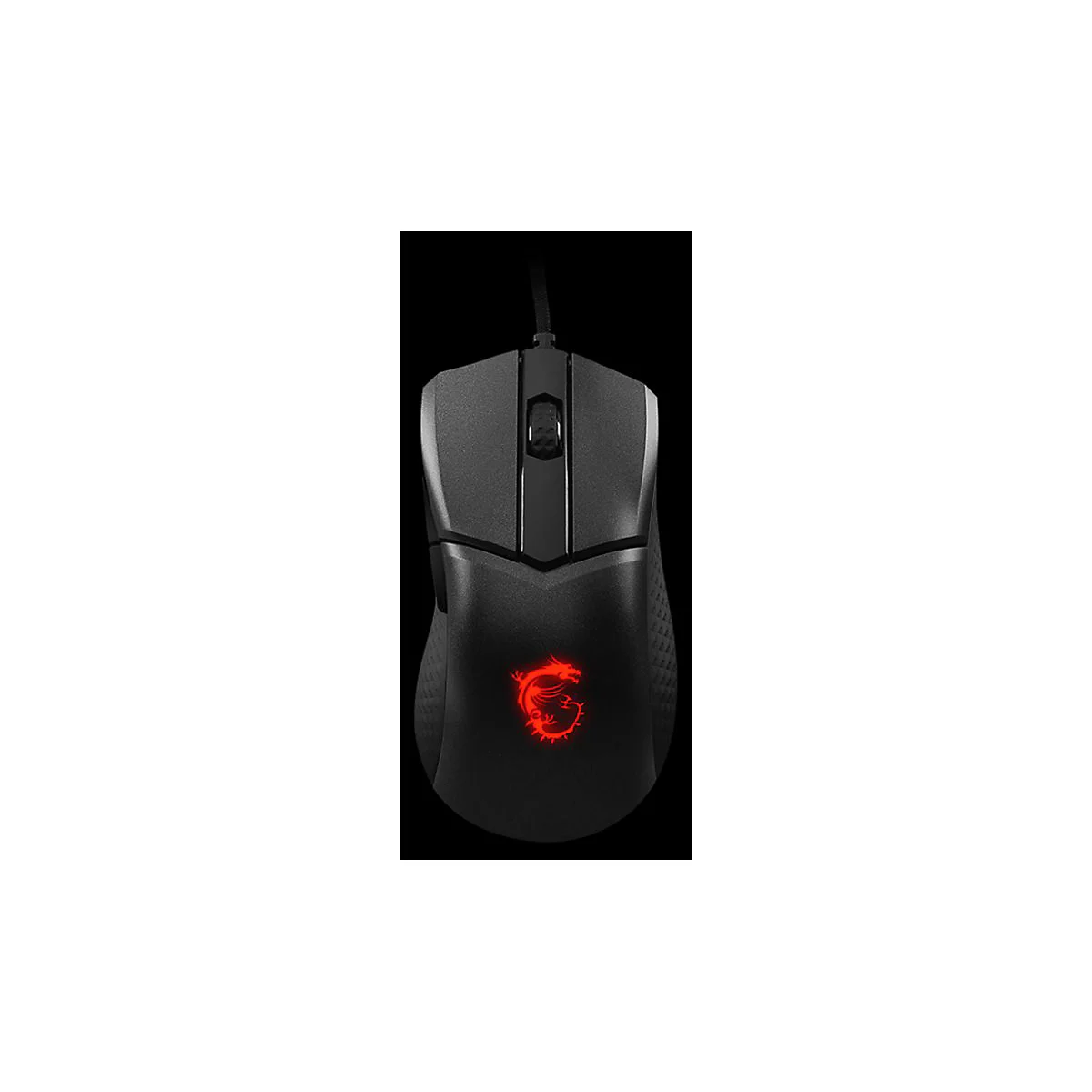 MSI Clutch GM31 - Maus - ergonomisch - optisch - 6 Tasten - kabellos